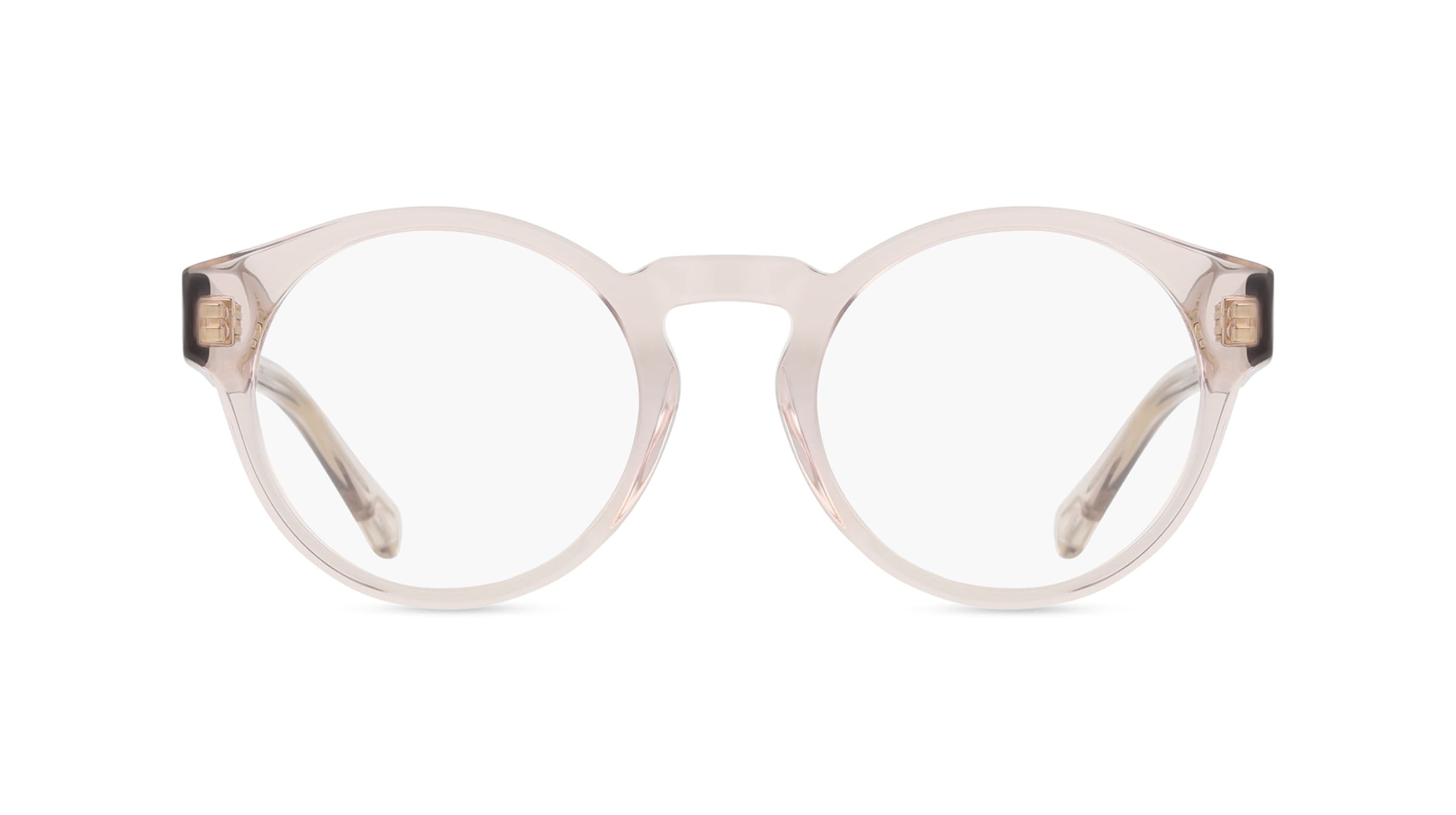 Chloé CH0159O Unisex-Brille inkl. Gläser Vollrand Rund Kunststoff-Gestell 51mm/21mm/145mm, pink