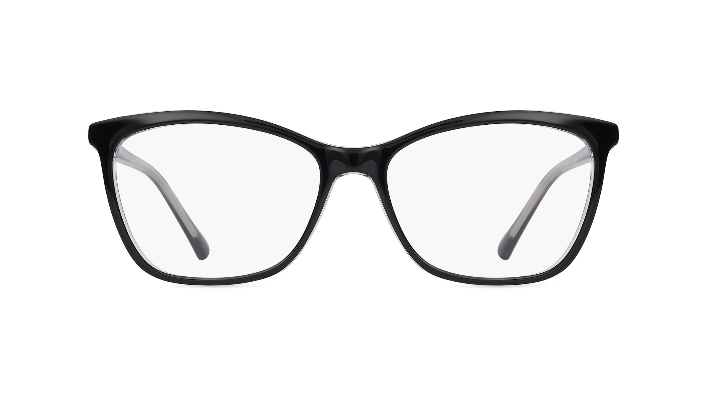 Fielmann OU 052 FA Damen-Brille inkl. Gläser Vollrand Butterfly Acetat-Gestell 54mm/16mm/145mm, schwarz