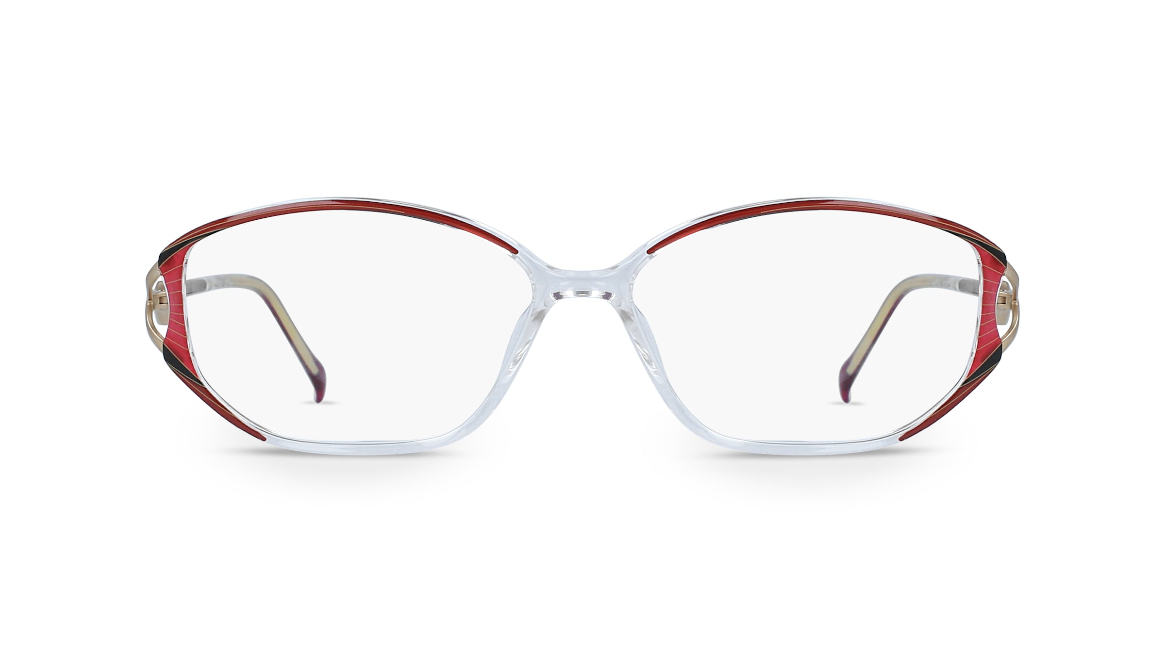 Fielmann COMFORT 035 TR Damen-Brille inkl. Gläser Vollrand Eckig TR90-Gestell 52mm/12mm/130mm, rot