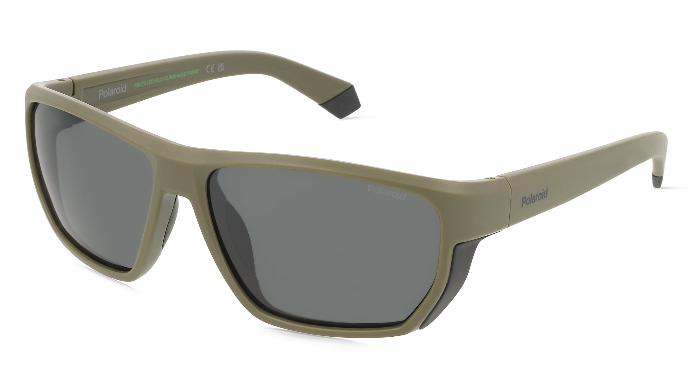 Polaroid PLD 7057/S Herren-Sonnenbrille Vollrand Eckig Kunststoff-Gestell, Grün