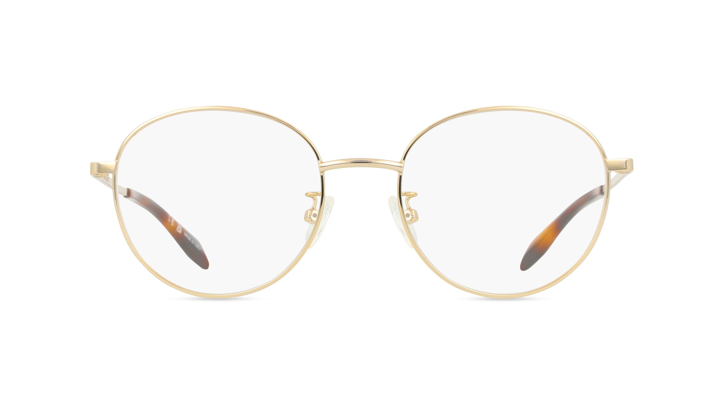 Alexander McQueen AM0414O Unisex-Brille inkl. Gläser Vollrand Rund Metall-Gestell 51mm/19mm/150mm, gold