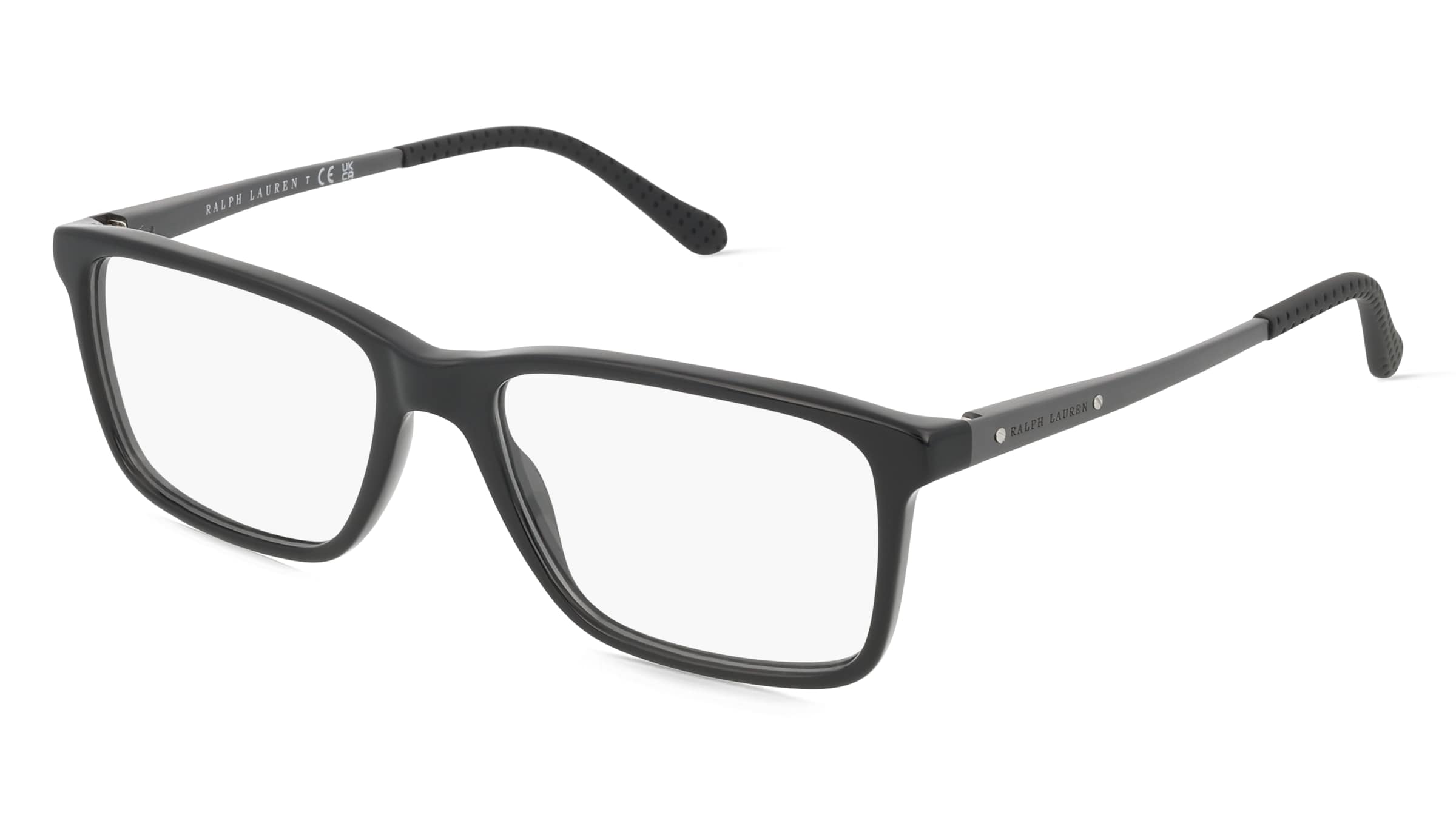 Polo Ralph Lauren RL6133 Herren-Brille inkl. Gläser Vollrand Eckig Acetat-Gestell 54/17/145, Schwarz