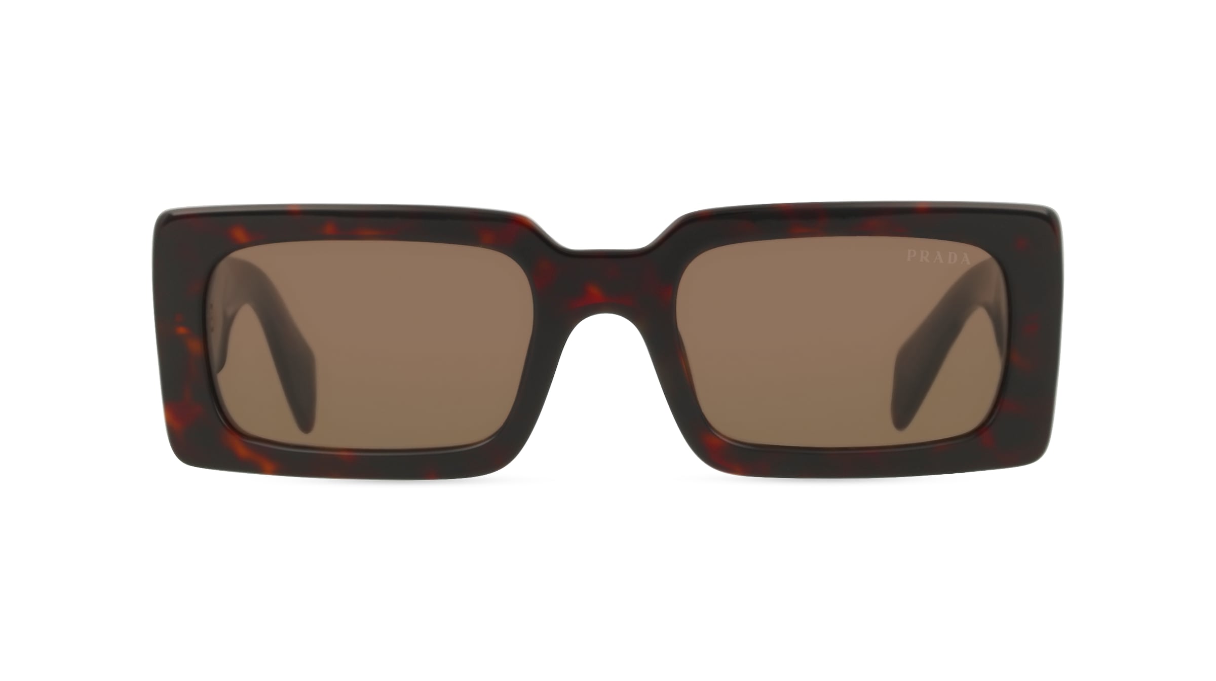 Prada 07S Damen-Sonnenbrille Vollrand Schmal Acetat-Gestell, braun