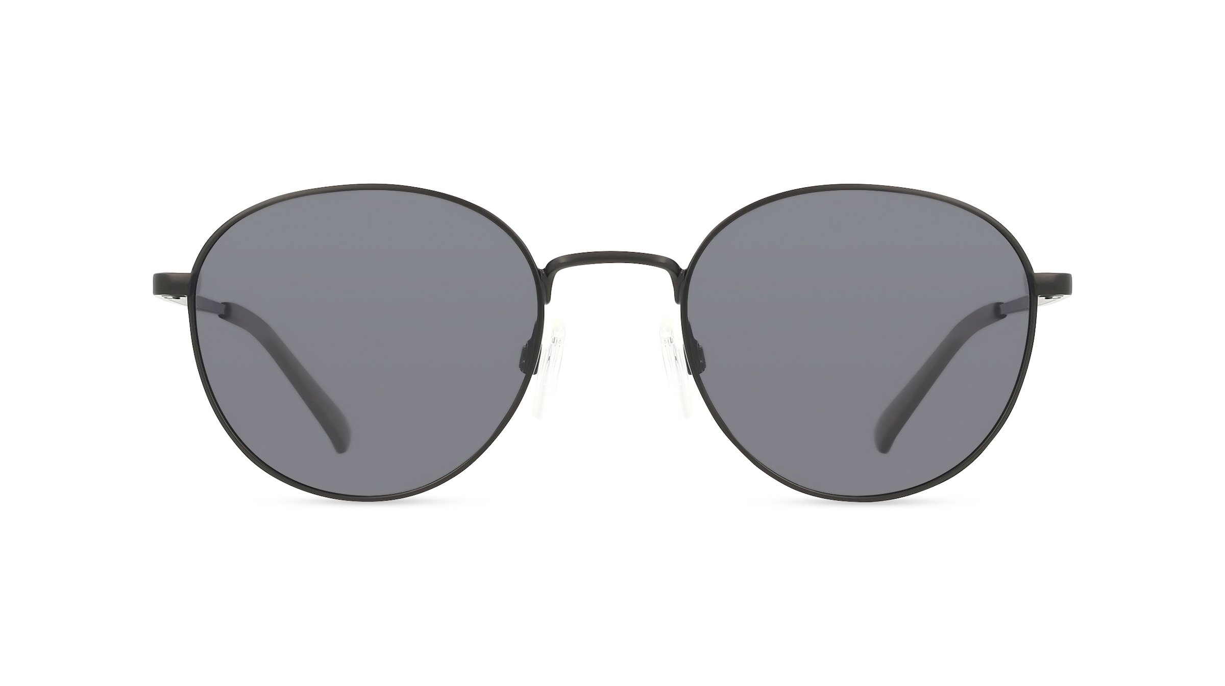 Fielmann BD 600 SUN CL BO Unisex-Sonnenbrille Vollrand Panto Edelstahl-Gestell, schwarz