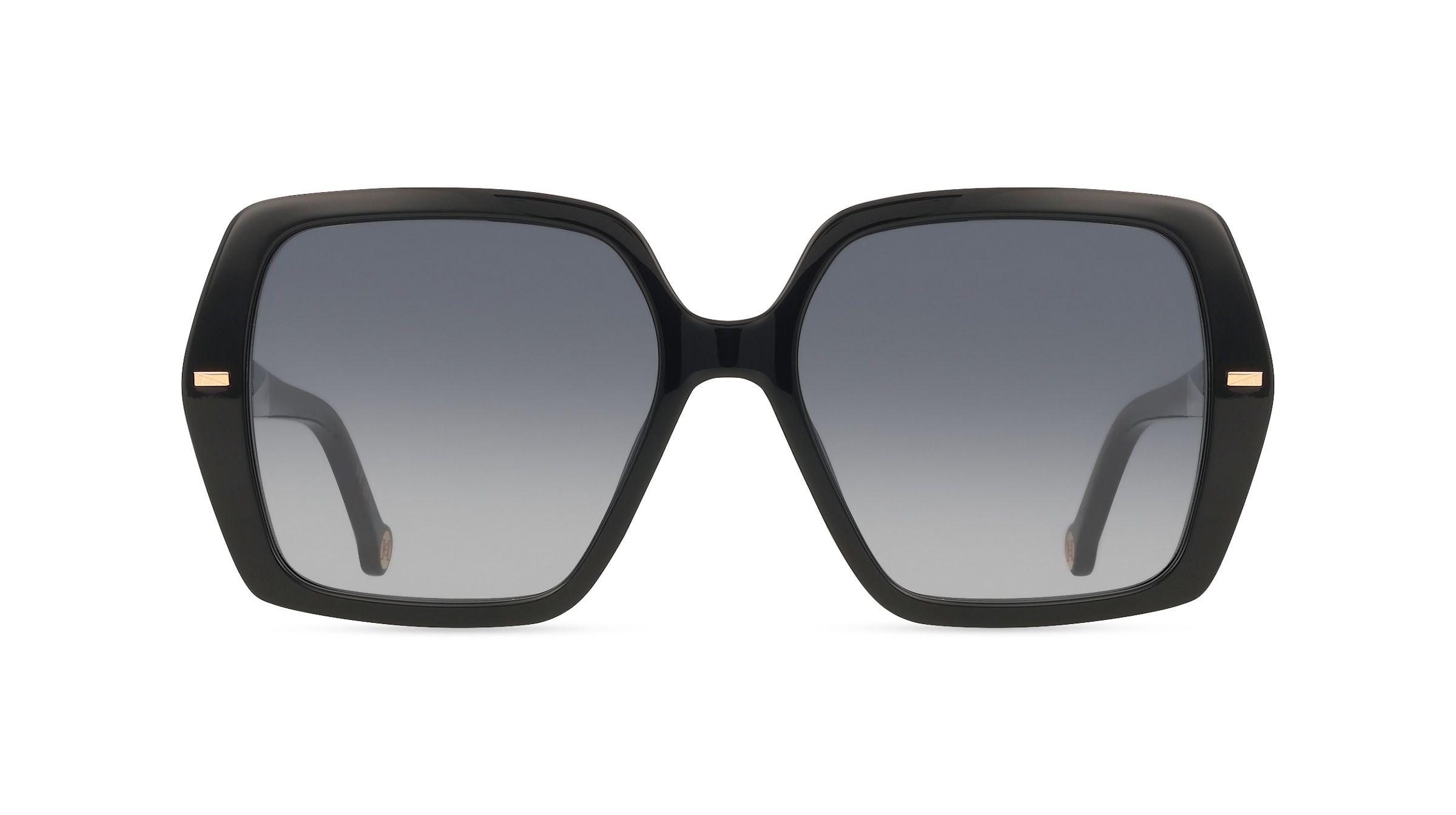 Carolina Herrera HER 0332/G/S Damen-Sonnenbrille Vollrand Eckig Acetat-Gestell, Schwarz