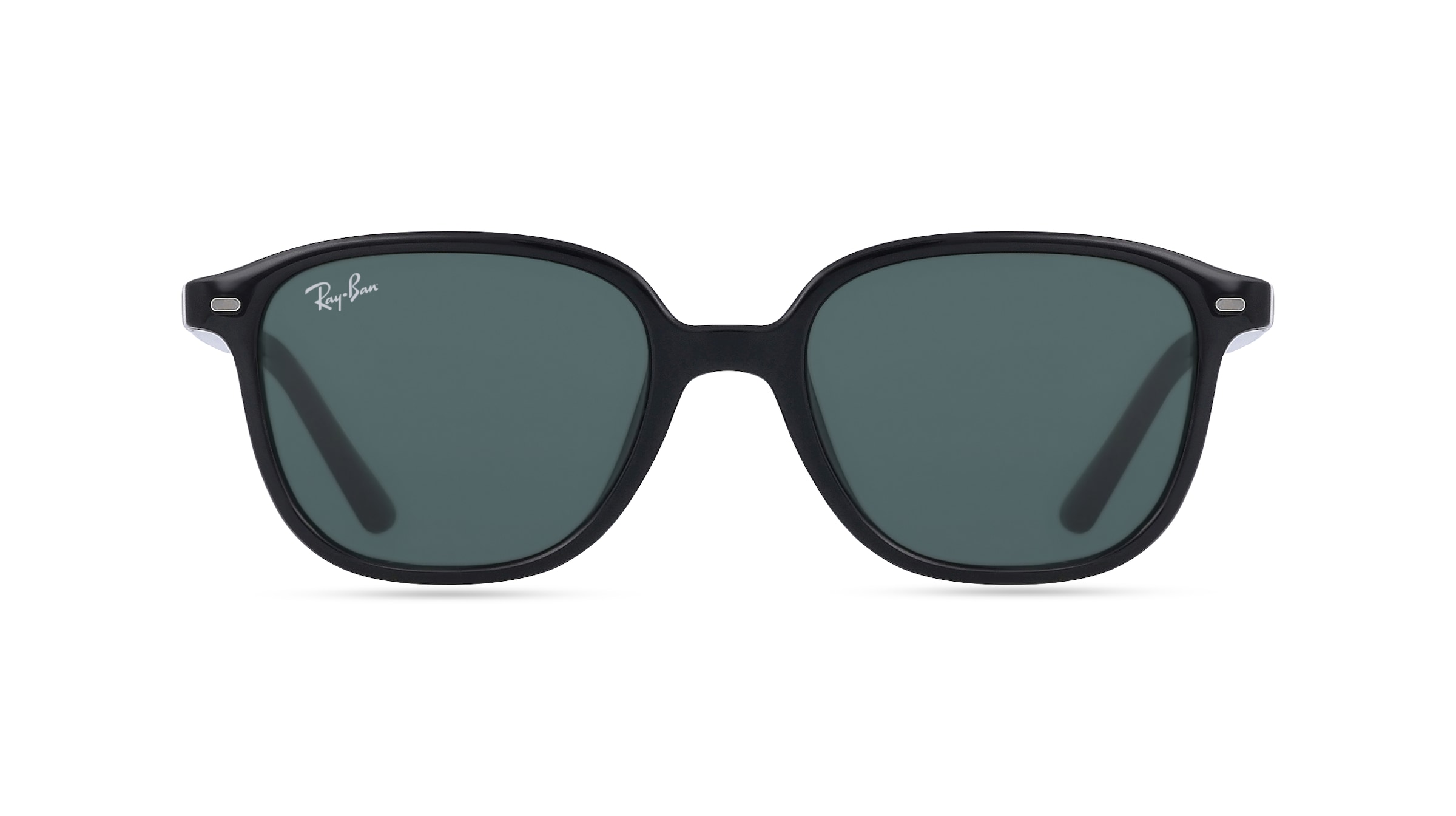 Ray-Ban Junior RJ 9093S LEONARD Kinder-Sonnenbrille Vollrand Eckig Kunststoff-Gestell, schwarz