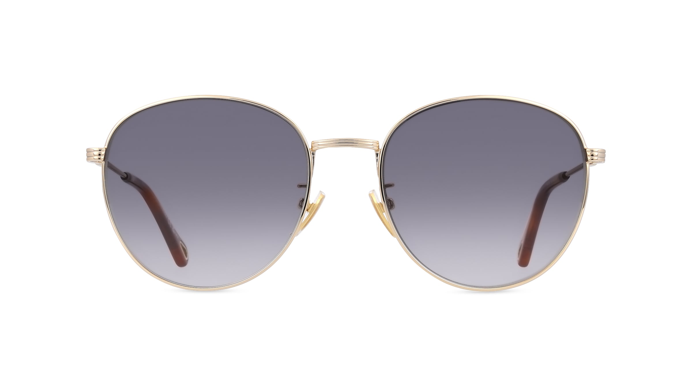 Chloé CH0181SK Damen-Sonnenbrille Vollrand Panto Metall-Gestell, gold