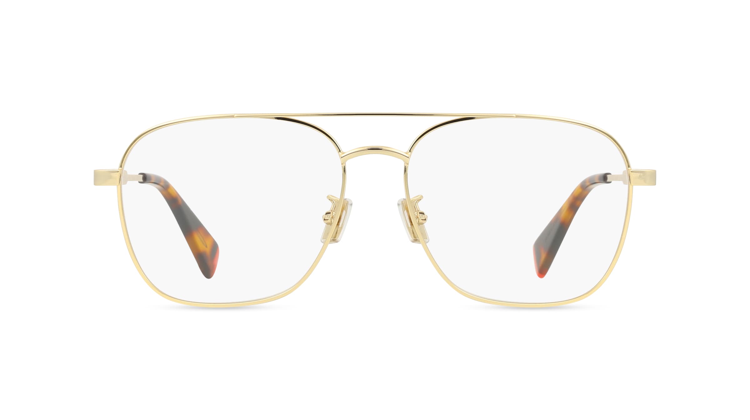 Kenzo KZ50204U Unisex-Brille inkl. Gläser Vollrand Eckig Metall-Gestell 56mm/15mm/140mm, gold