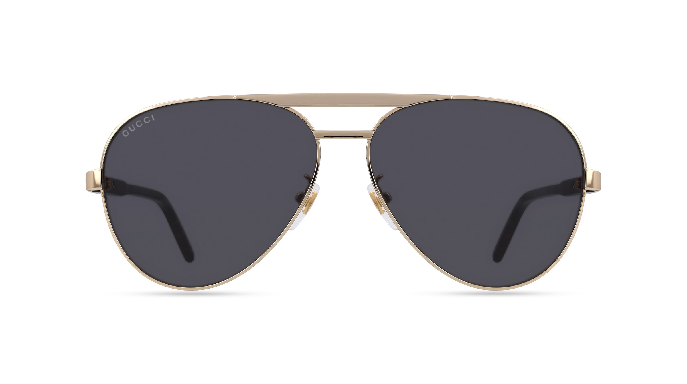 Gucci GG1163S Unisex-Sonnenbrille Vollrand Pilot Metall-Gestell, gold