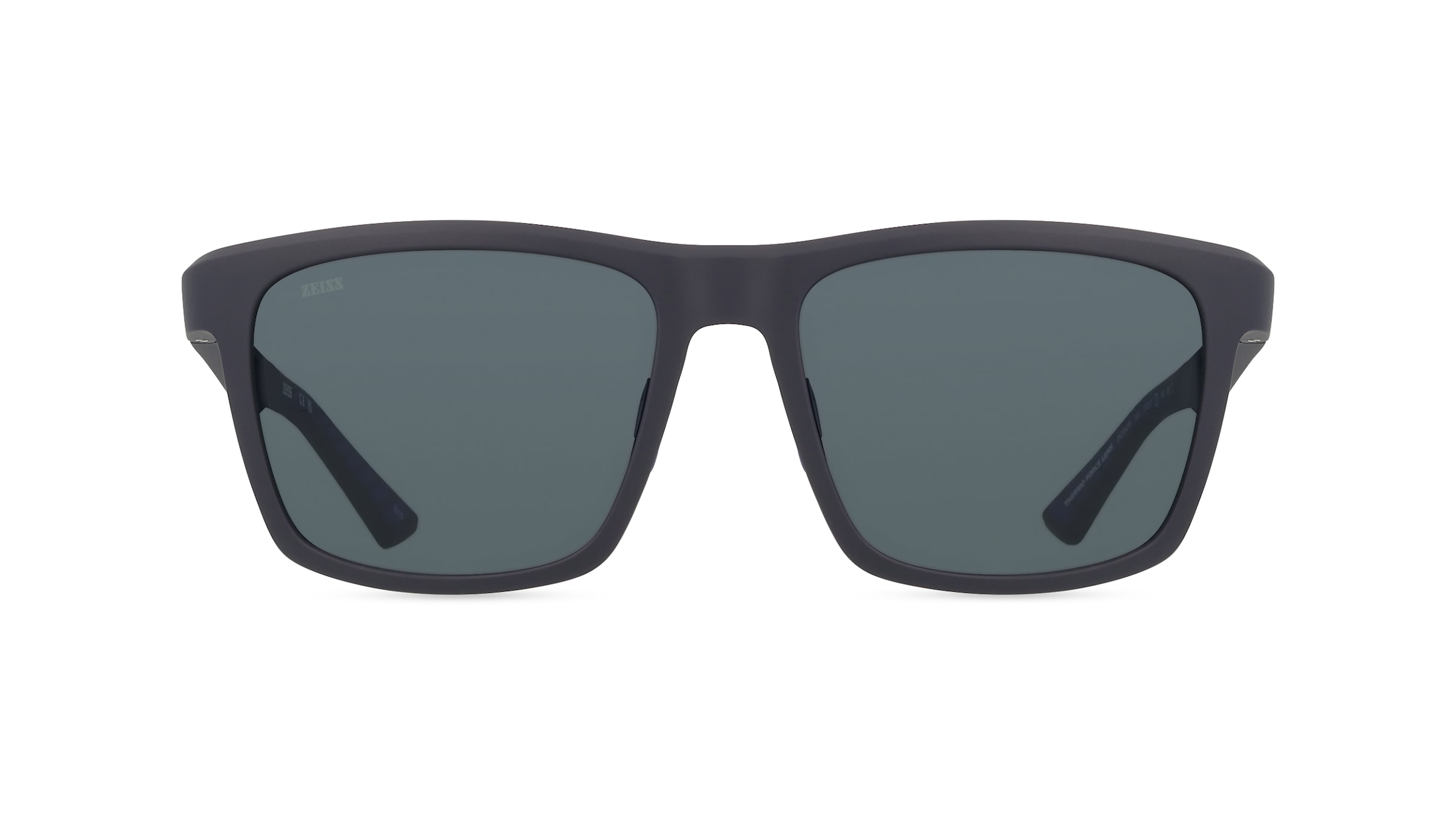 Zeiss ZS23529S Unisex-Sonnenbrille Vollrand Eckig Kunststoff-Gestell, grau