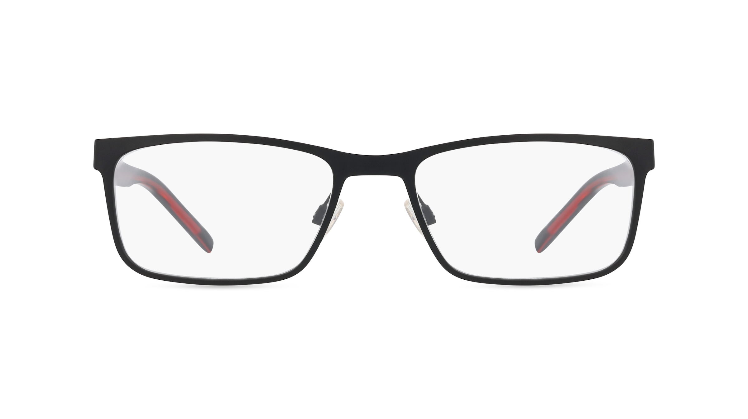 Hugo HG 1005 Herren-Brille inkl. Gläser Vollrand Eckig Metall-Gestell 55mm/18mm/145mm, schwarz