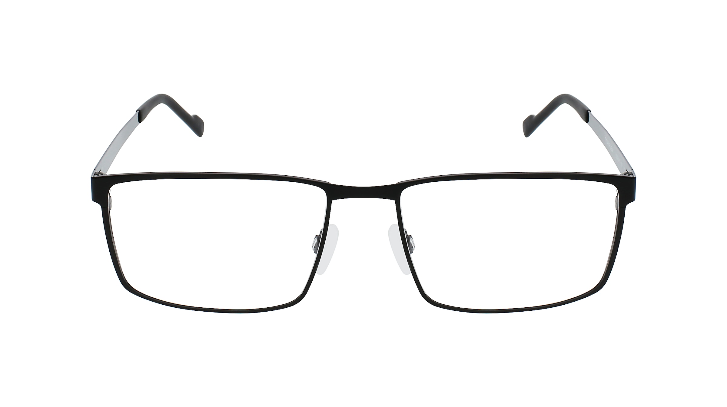 Eschenbach 820944 Herren-Brille inkl. Gläser Vollrand Quadratisch Titan-Gestell 60/19/150, Schwarz