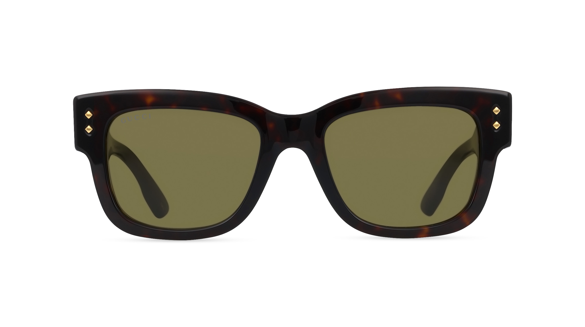 Gucci GG1217S Herren-Sonnenbrille Vollrand Eckig Kunststoff-Gestell, braun