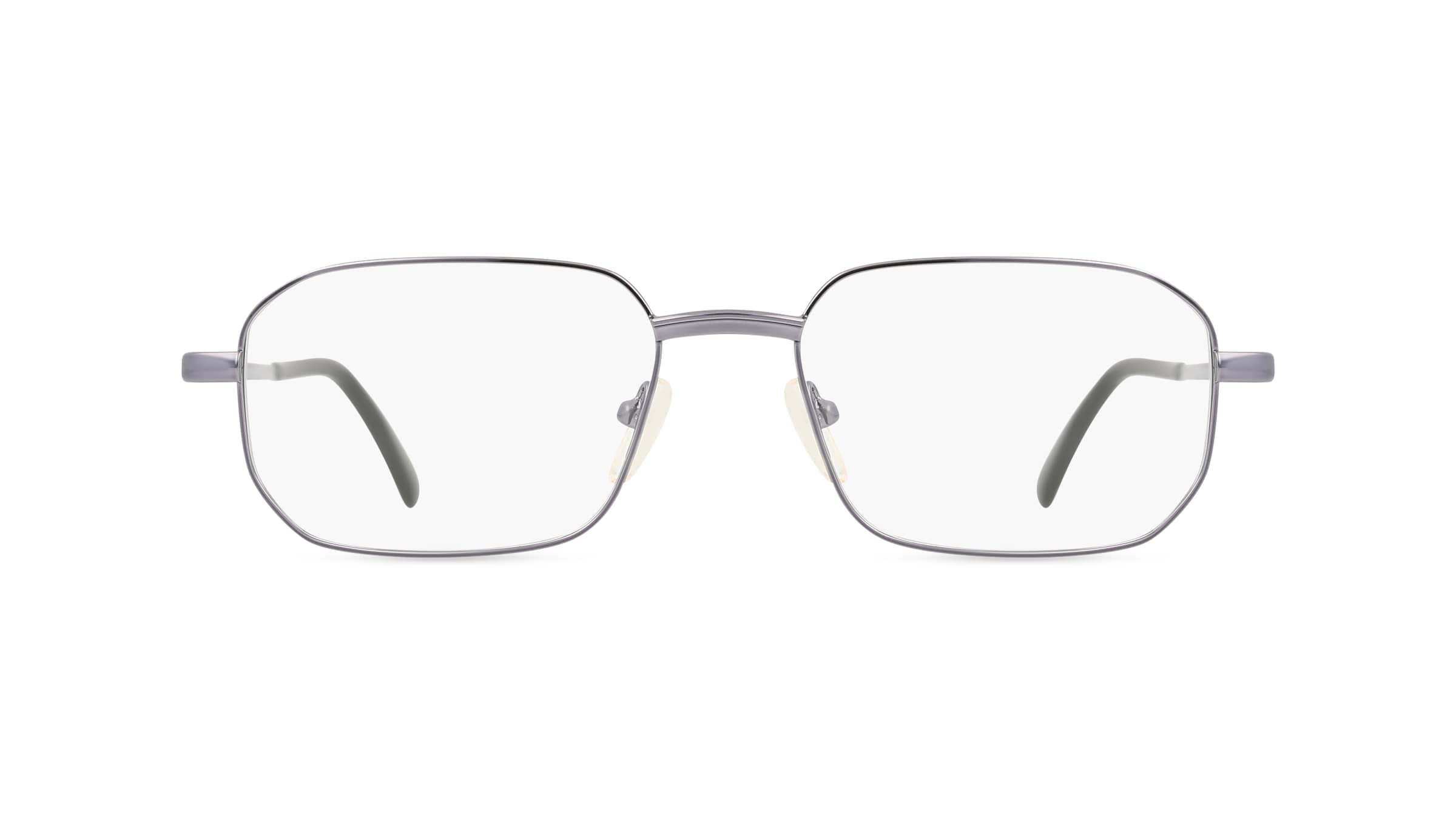 Fielmann MC 574 FLEX CL Herren-Brille inkl. Gläser Vollrand Eckig Edelstahl-Gestell 54mm/19mm/135mm, grau