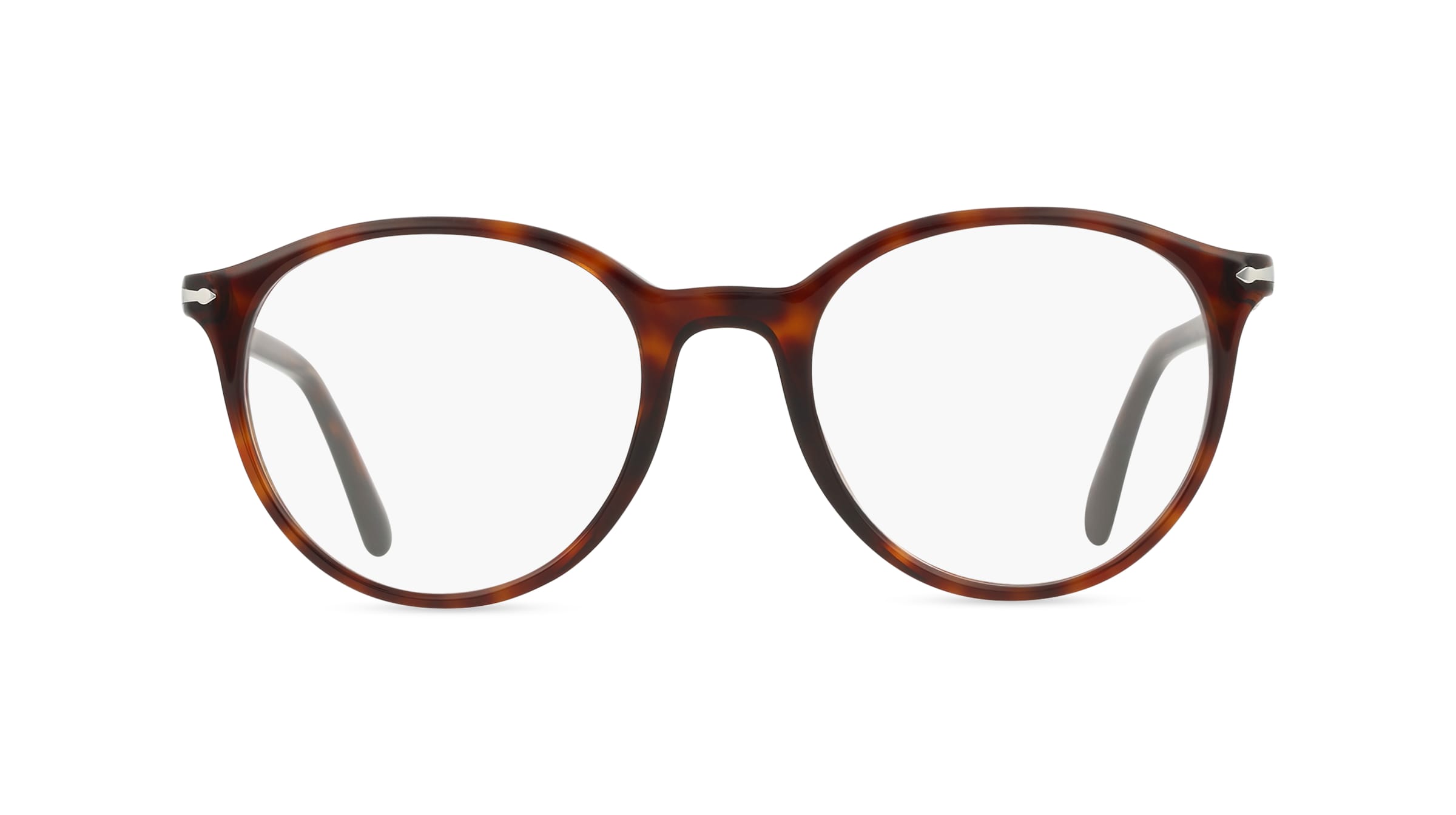 Persol 0PO3353V Unisex-Brille inkl. Gläser Vollrand Panto Acetat-Gestell 51mm/20mm/145mm, braun