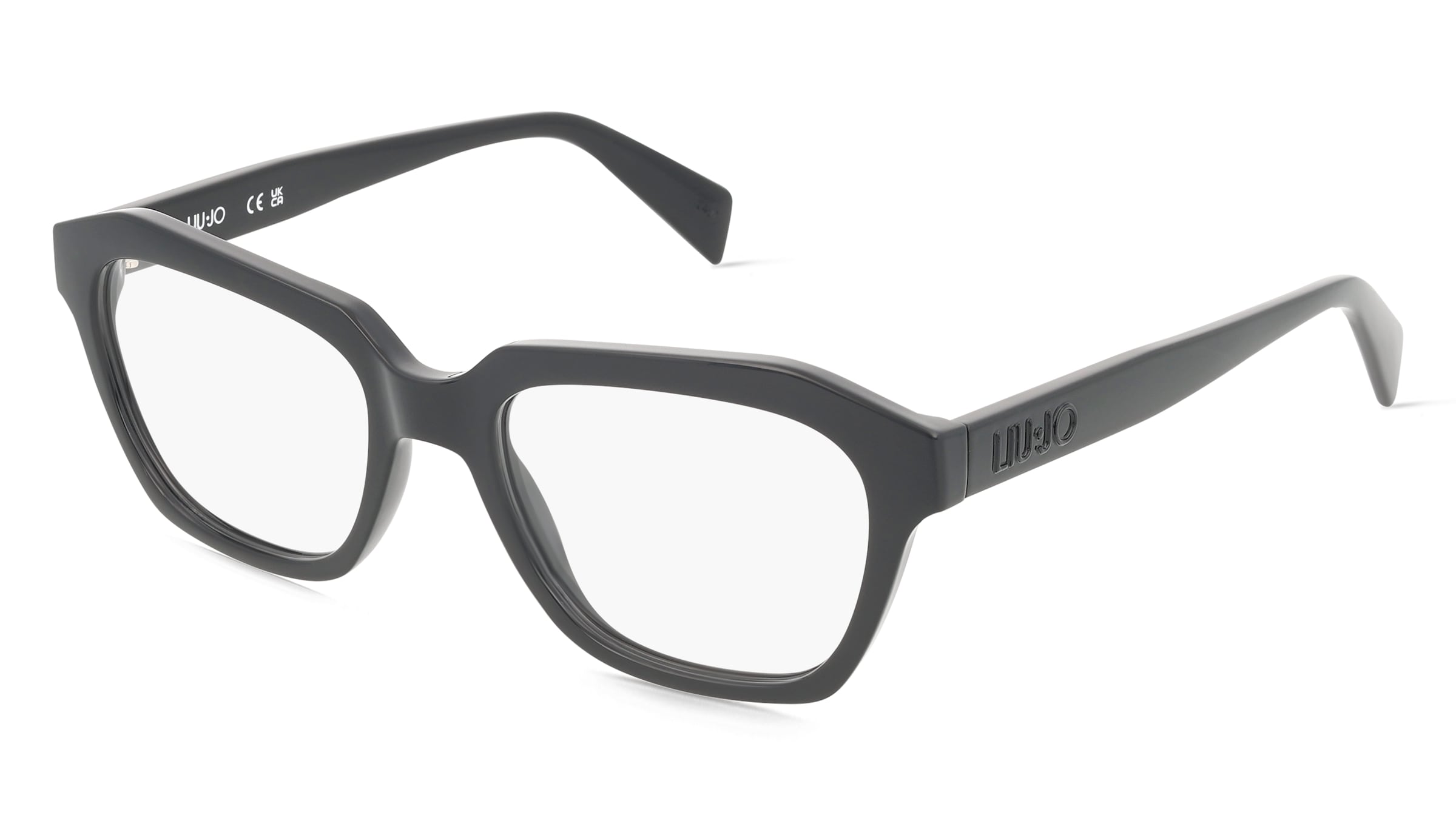 Liu Jo LJ2809 Unisex-Brille inkl. Gläser Vollrand Quadratisch Acetat-Gestell 51/18/140, Schwarz