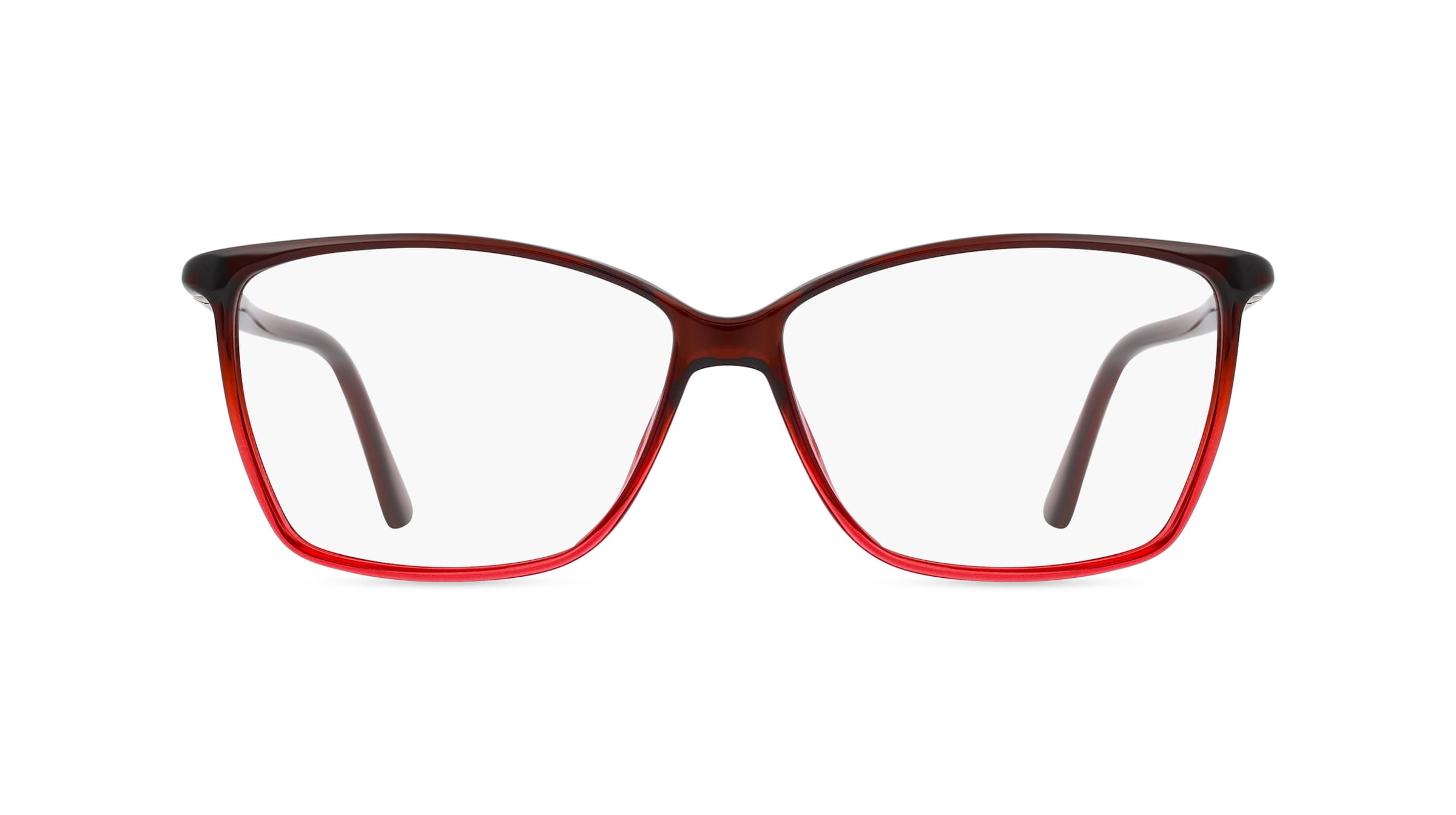 Calvin Klein CK21524 Unisex-Brille inkl. Gläser Vollrand Butterfly Kunststoff-Gestell 55mm/12mm/140mm, rot