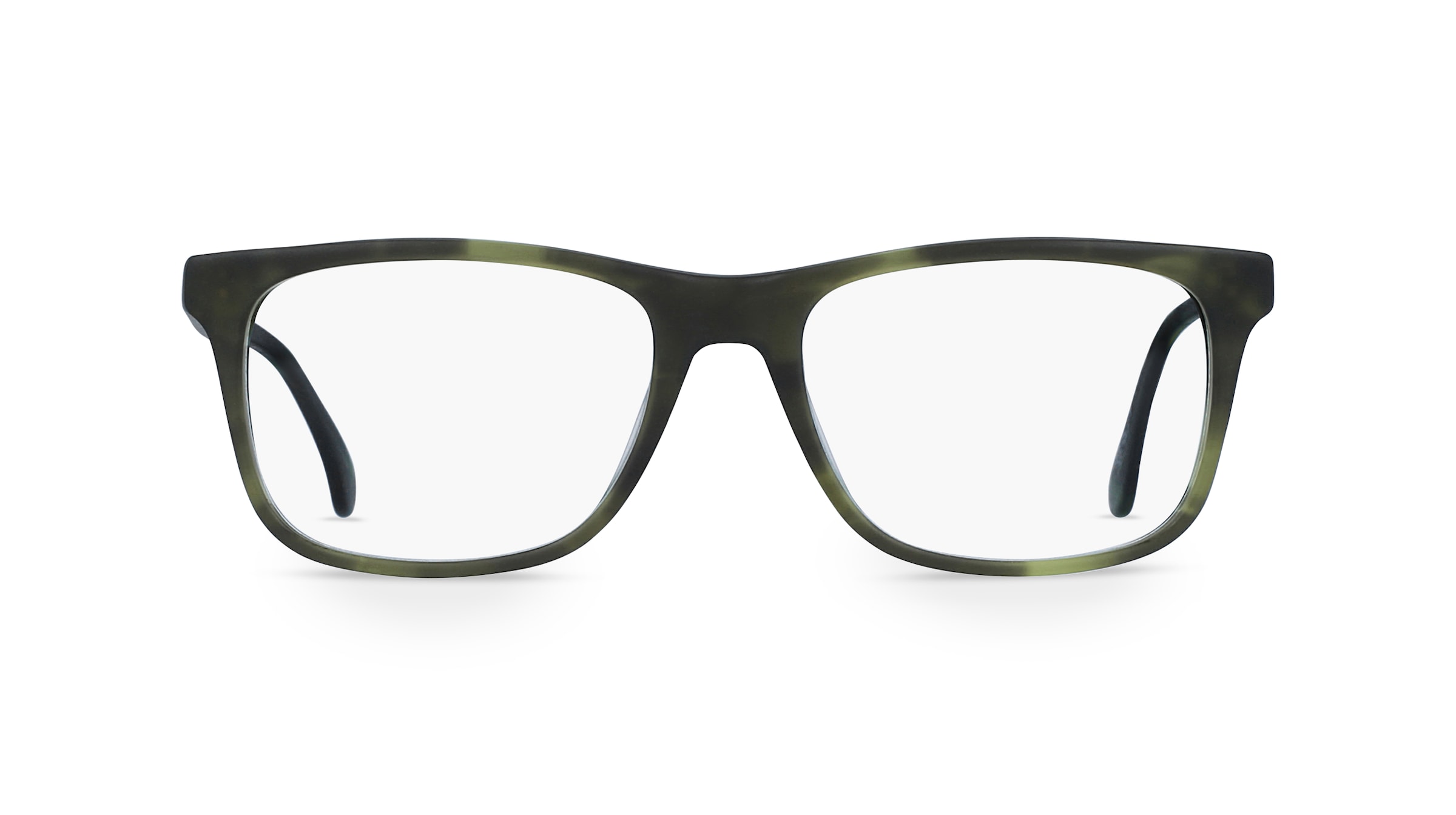 Fielmann ABC 042 CL Herren-Brille inkl. Gläser Vollrand Eckig Acetat-Gestell 53mm/17mm/145mm, grün