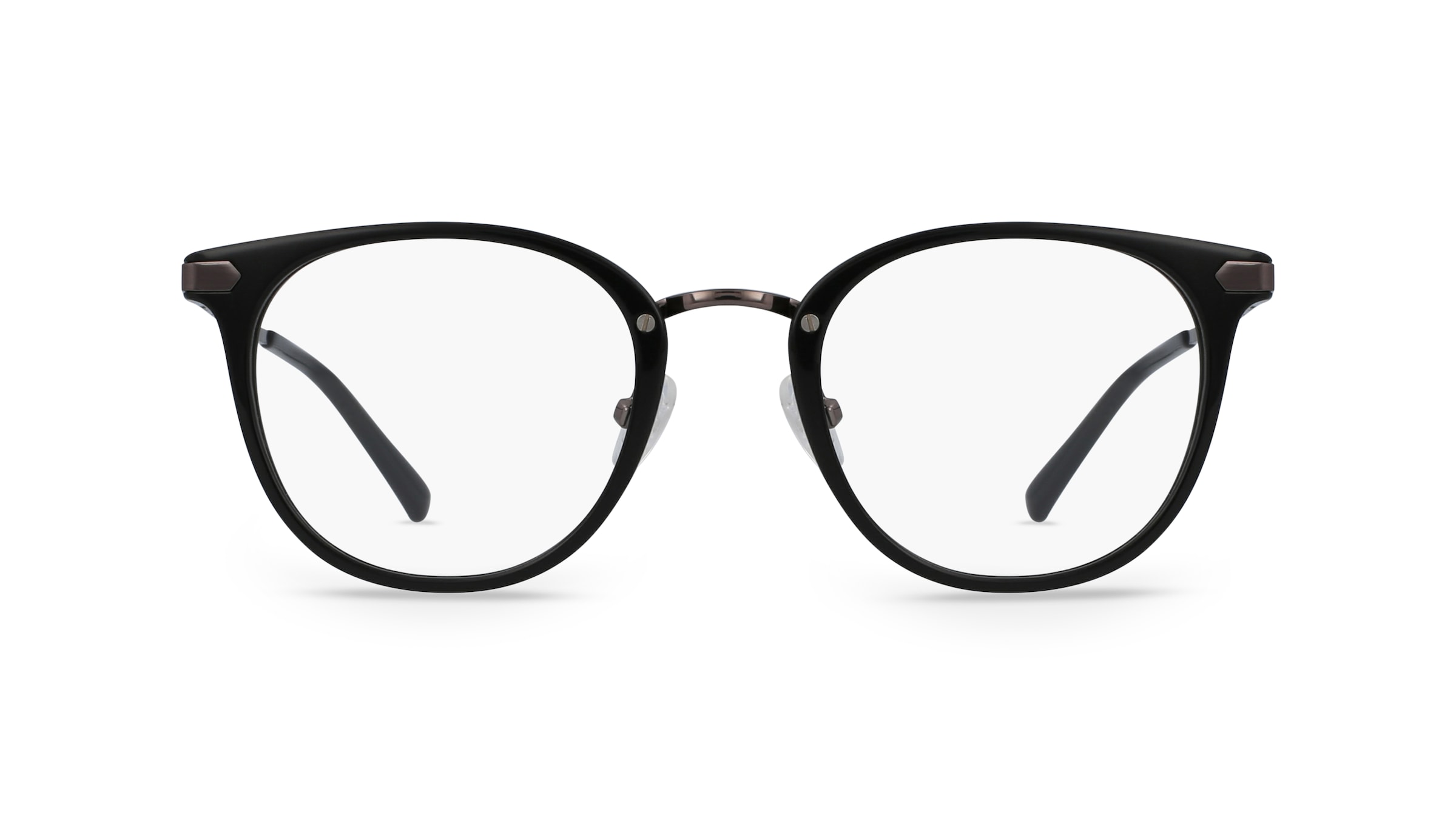 Fielmann BD 415 FA Unisex-Brille inkl. Gläser Vollrand Panto Kunststoff-Gestell 48mm/21mm/140mm, schwarz