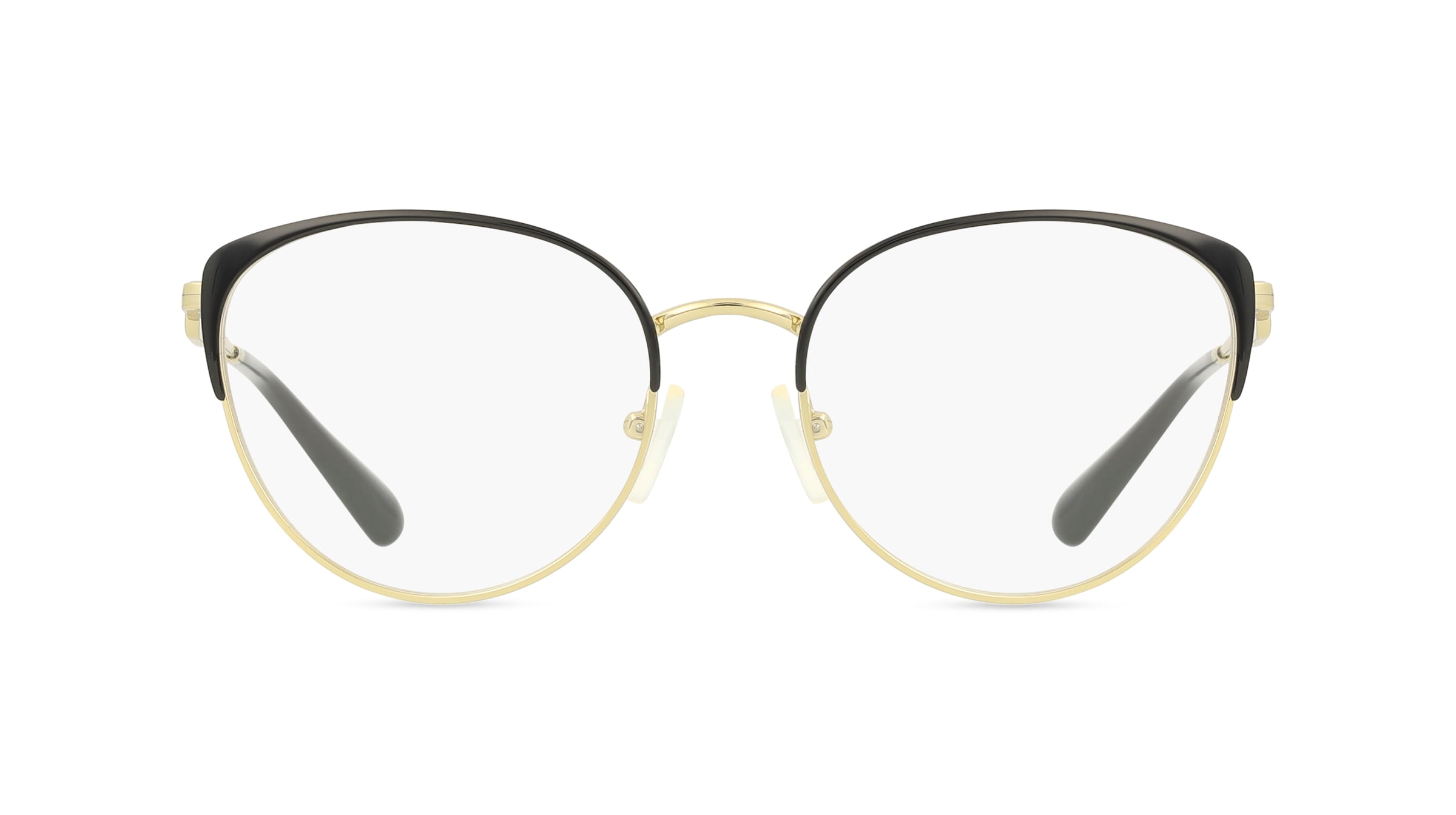 Emporio Armani 0EA1150 Damen-Brille inkl. Gläser Vollrand Butterfly Metall-Gestell 51mm/18mm/140mm, gold