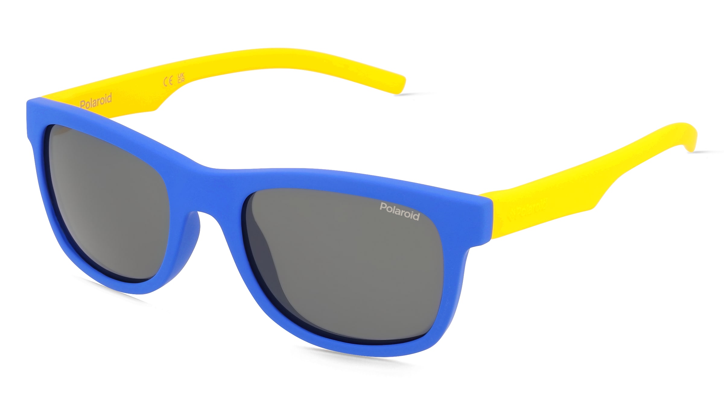 Polaroid PLD 8020/S Kinder-Sonnenbrille Vollrand Eckig Kunststoff-Gestell, Blau