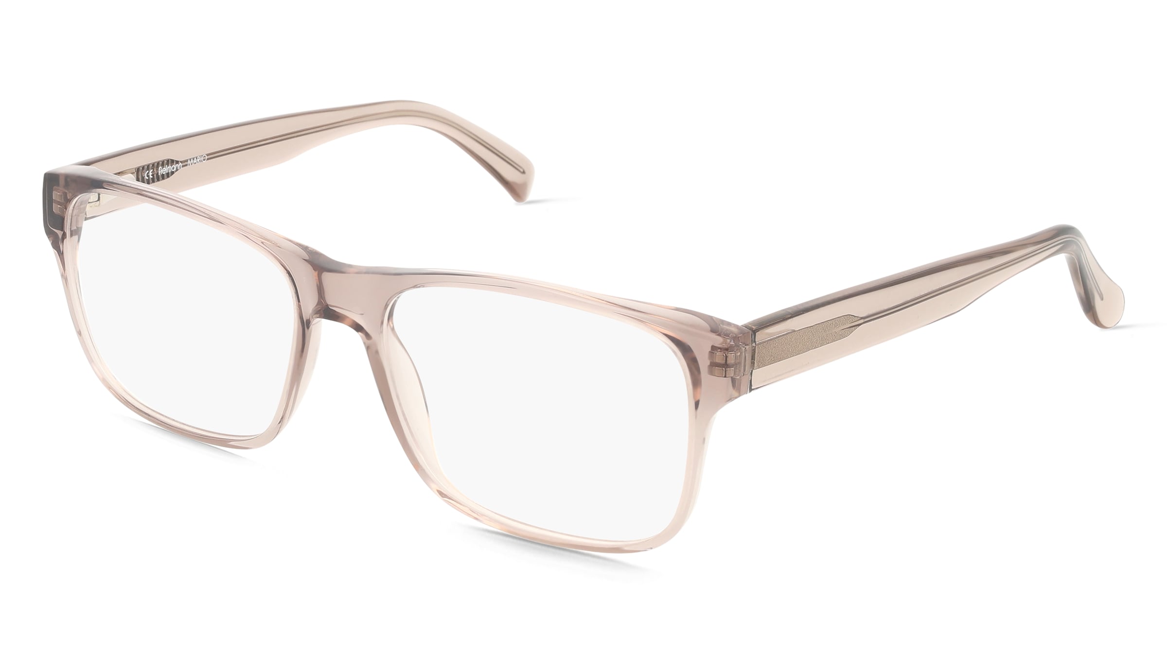 Fielmann LN 056 FLEX CL MARIO Herren-Brille inkl. Gläser Vollrand Quadratisch Acetat-Gestell 58/18/150, Braun