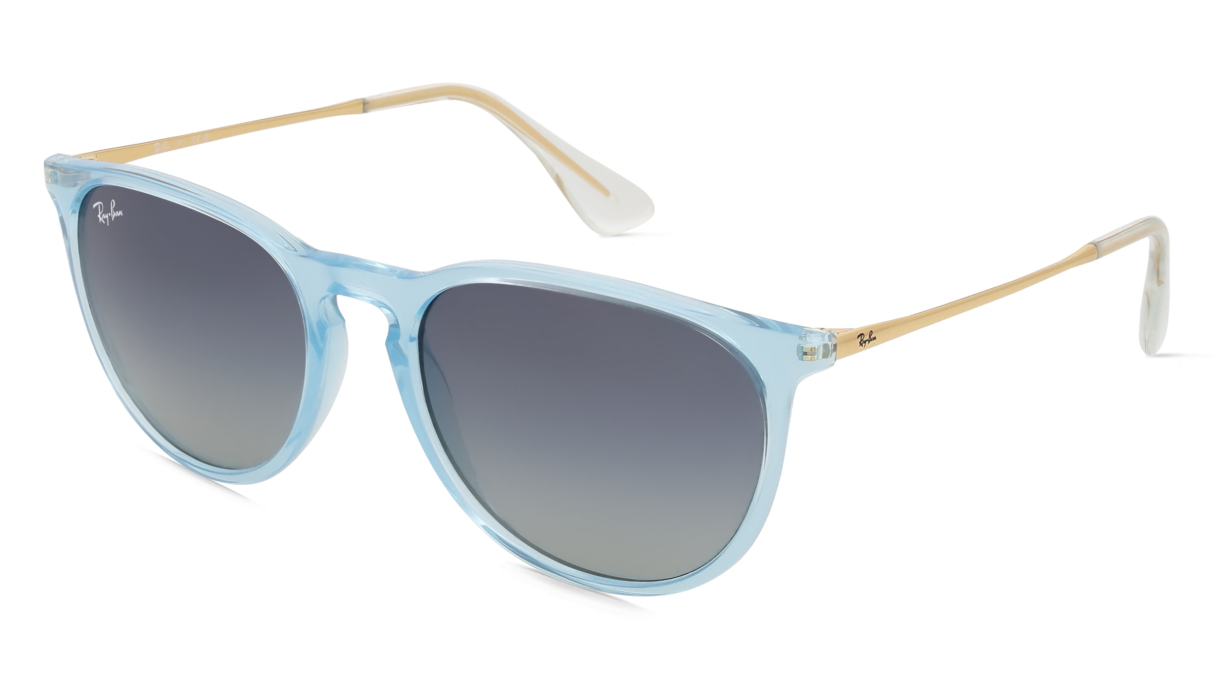 Ray-Ban Damen Blau Rund Transparent Hell Grau Gradient Rb4171 Erika Einheitsgröße - Image 4
