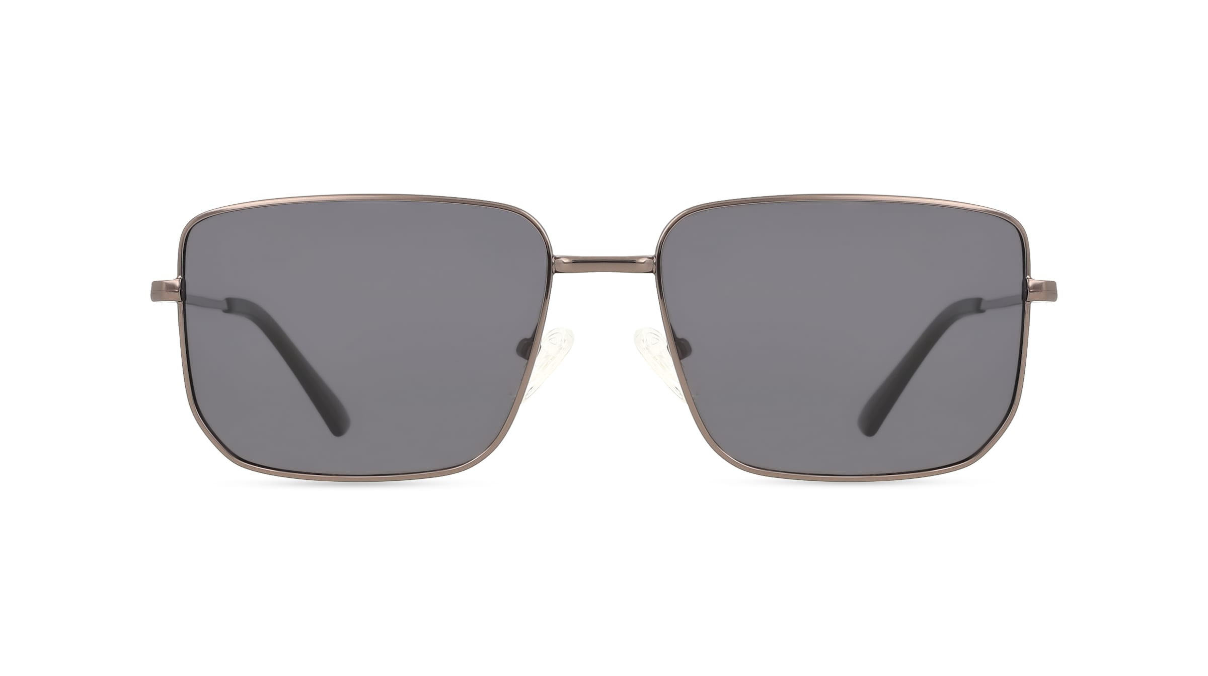 Fielmann BD 582 SUN FA FRANZ Herren-Sonnenbrille Vollrand Quadratisch Edelstahl-Gestell, grau