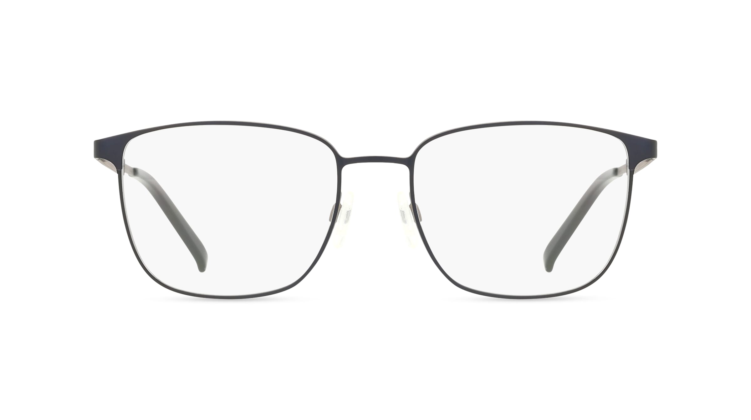 Fielmann ABC 104 FLEX CL PIERRE Herren-Brille inkl. Gläser Vollrand Quadratisch Edelstahl-Gestell 54/18/140, blau