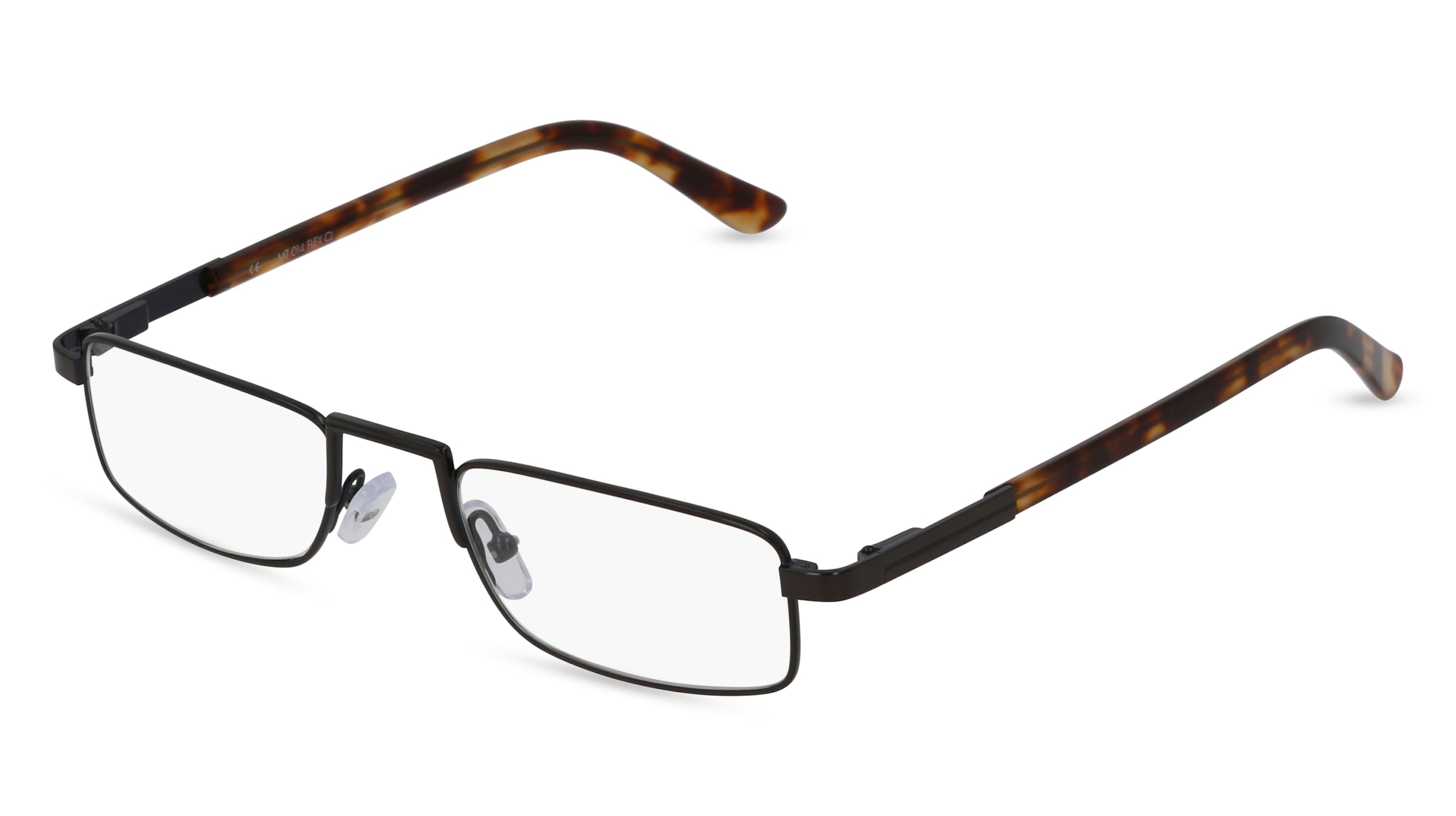 Fielmann MT 014 FLEX CL Herren-Brille inkl. Gläser Vollrand Halb Edelstahl-Gestell 50/20/145, Grau