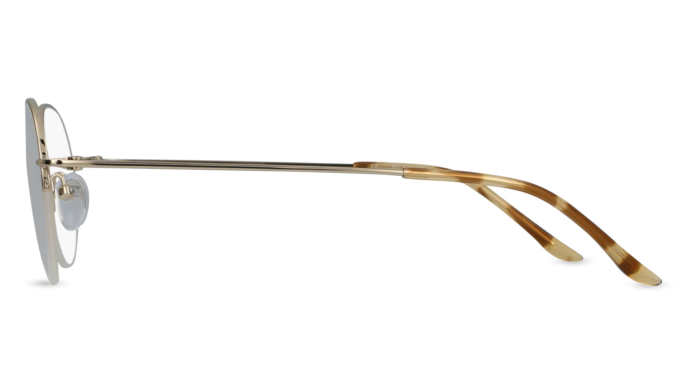 Thumbnail - Fielmann BD 469 CL Unisex-Brille inkl. Gläser Halbrand Panto Edelstahl-Gestell 48mm/20mm/140mm, gold