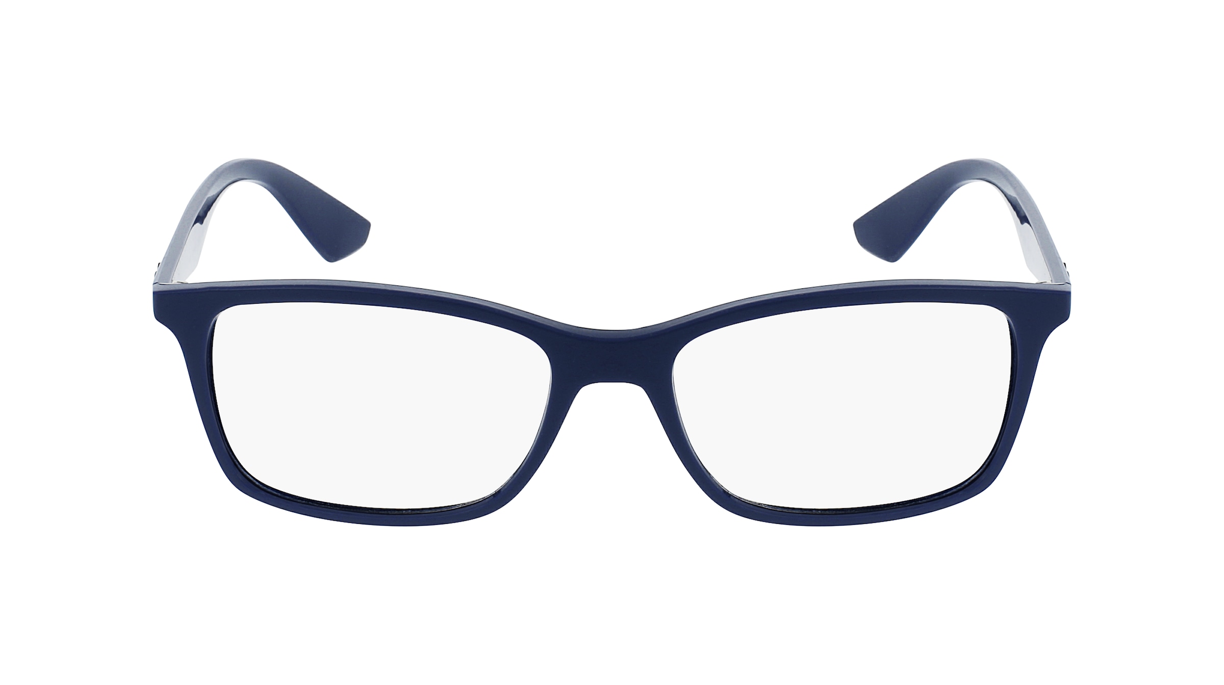 Ray-Ban RX7047 Herren-Brille inkl. Gläser Vollrand Quadratisch Kunststoff-Gestell 54/17/140, Blau