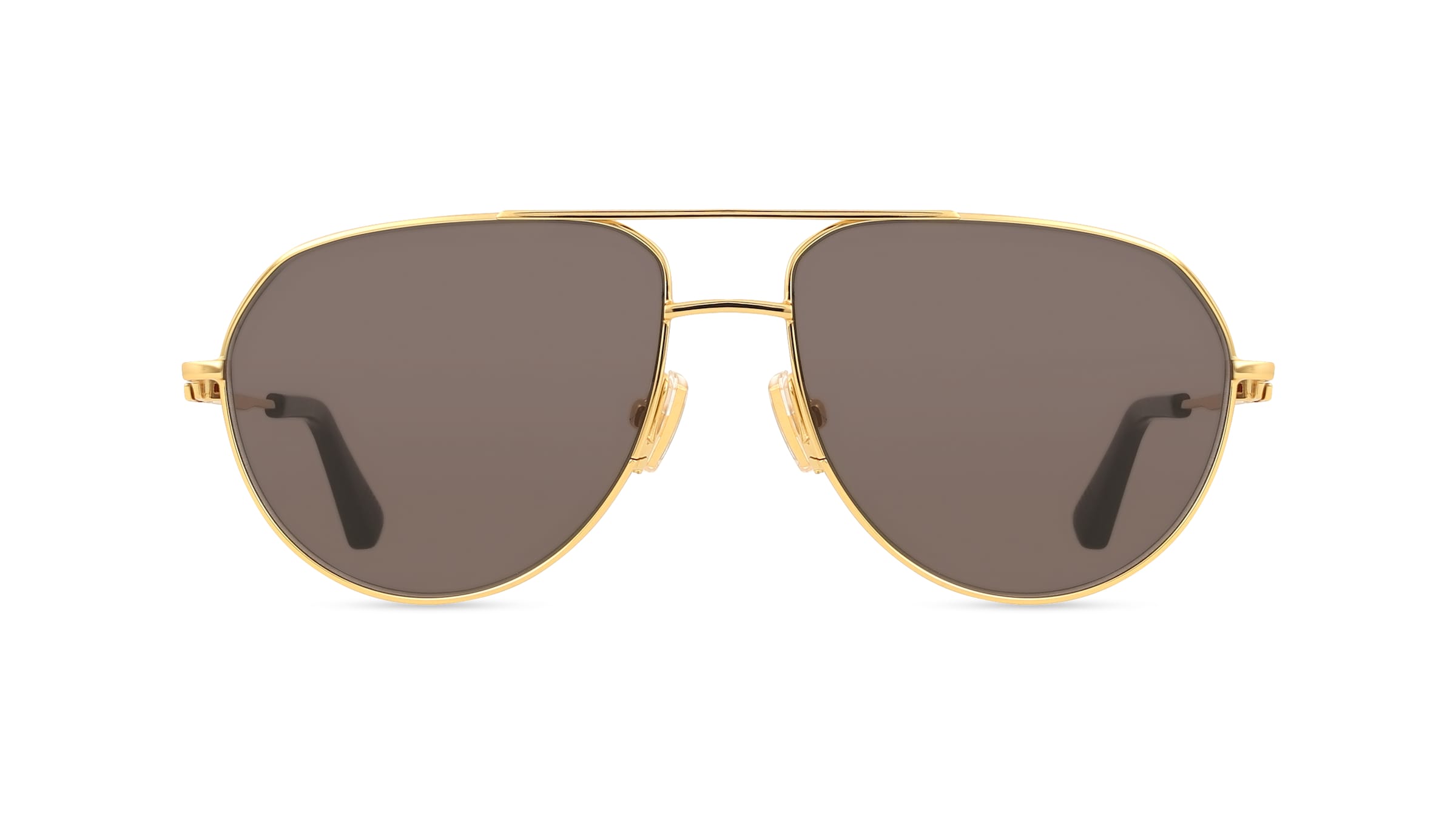 Bottega Veneta BV1302S Unisex-Sonnenbrille Vollrand Pilot Metall-Gestell, gold