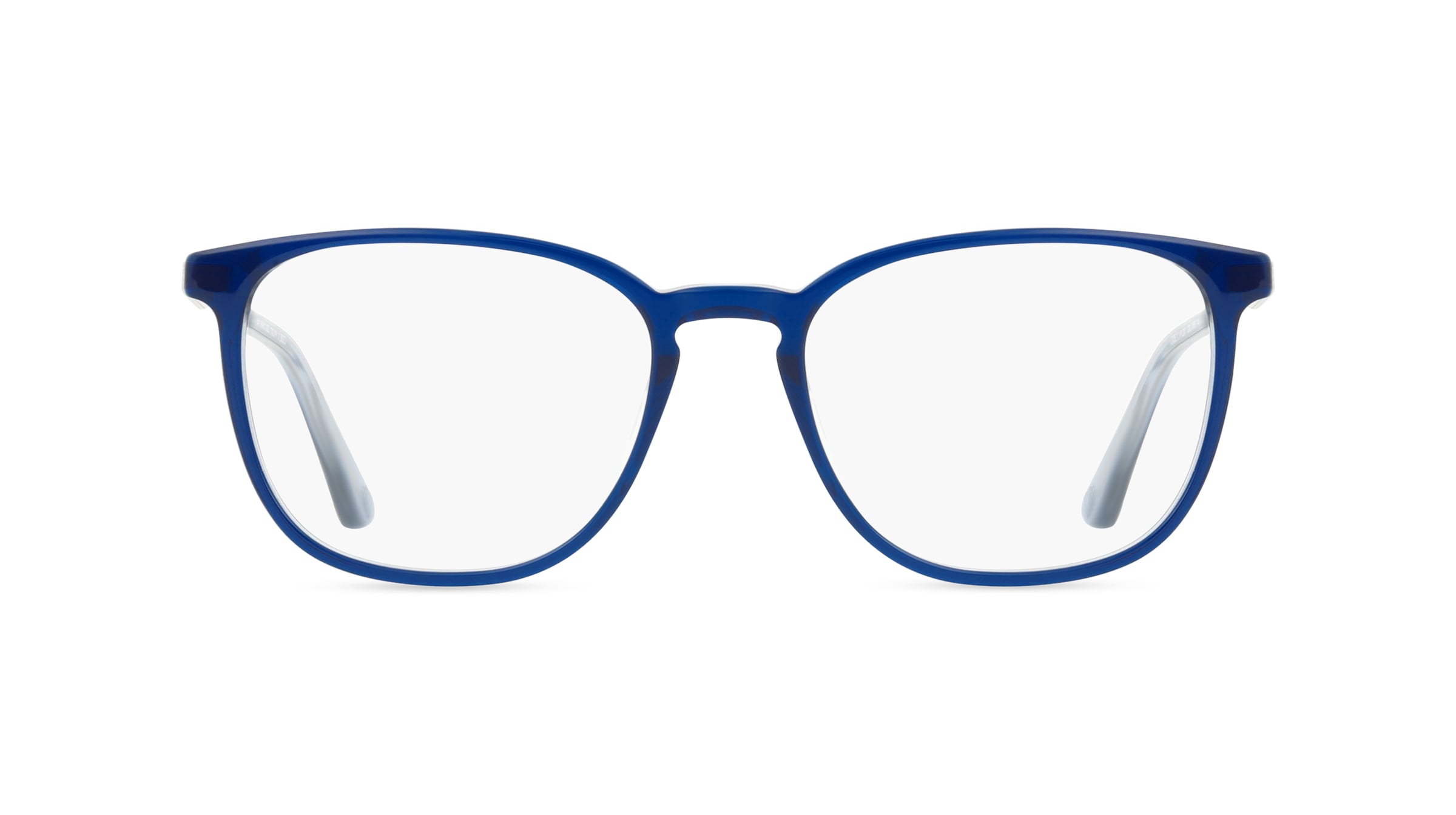 Police VPLD07 Herren-Brille inkl. Gläser Vollrand Panto Acetat-Gestell 52mm/18mm/145mm, blau