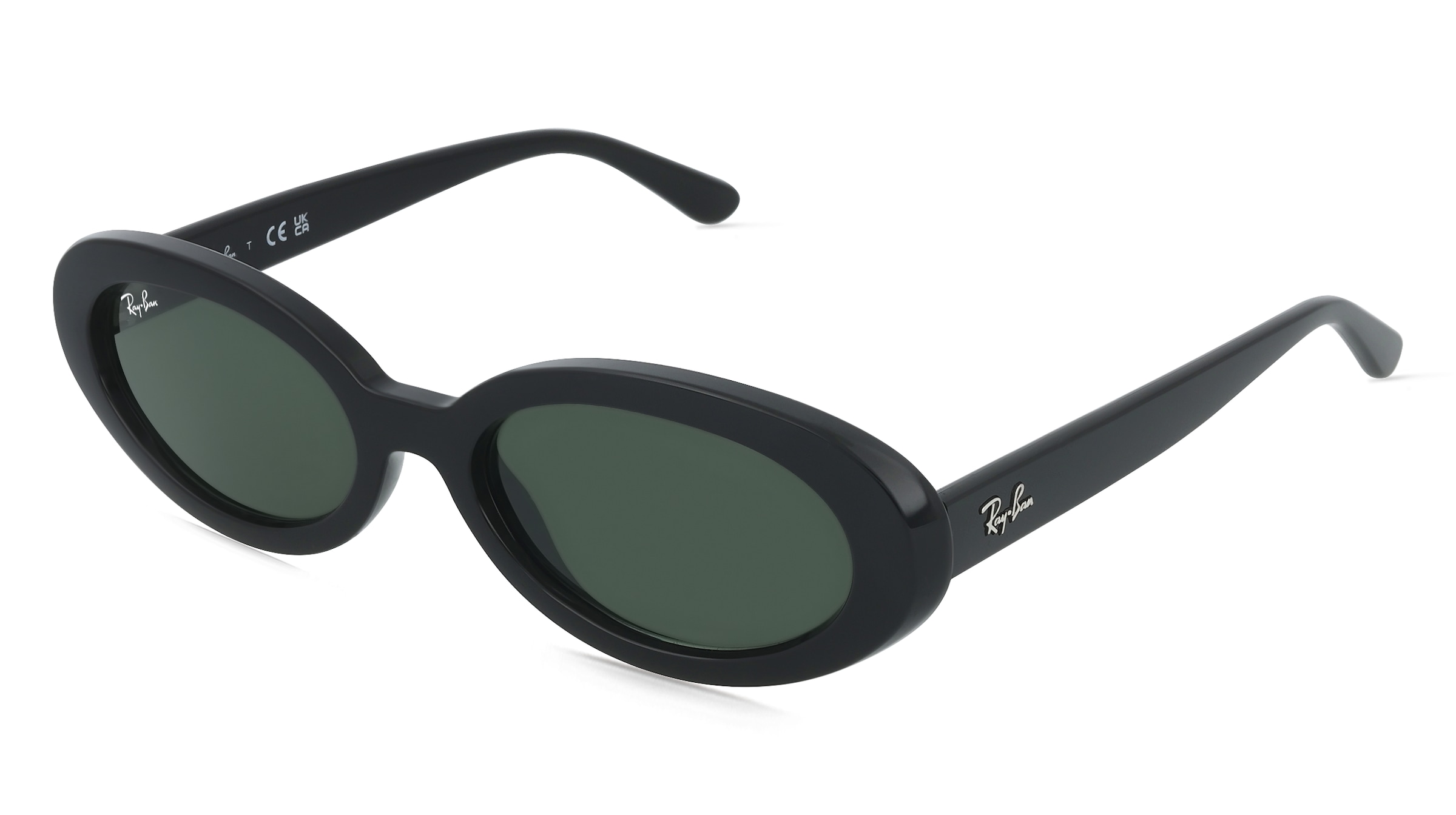 Ray-Ban RB2223 Damen-Sonnenbrille Vollrand Oval Kunststoff-Gestell, Schwarz