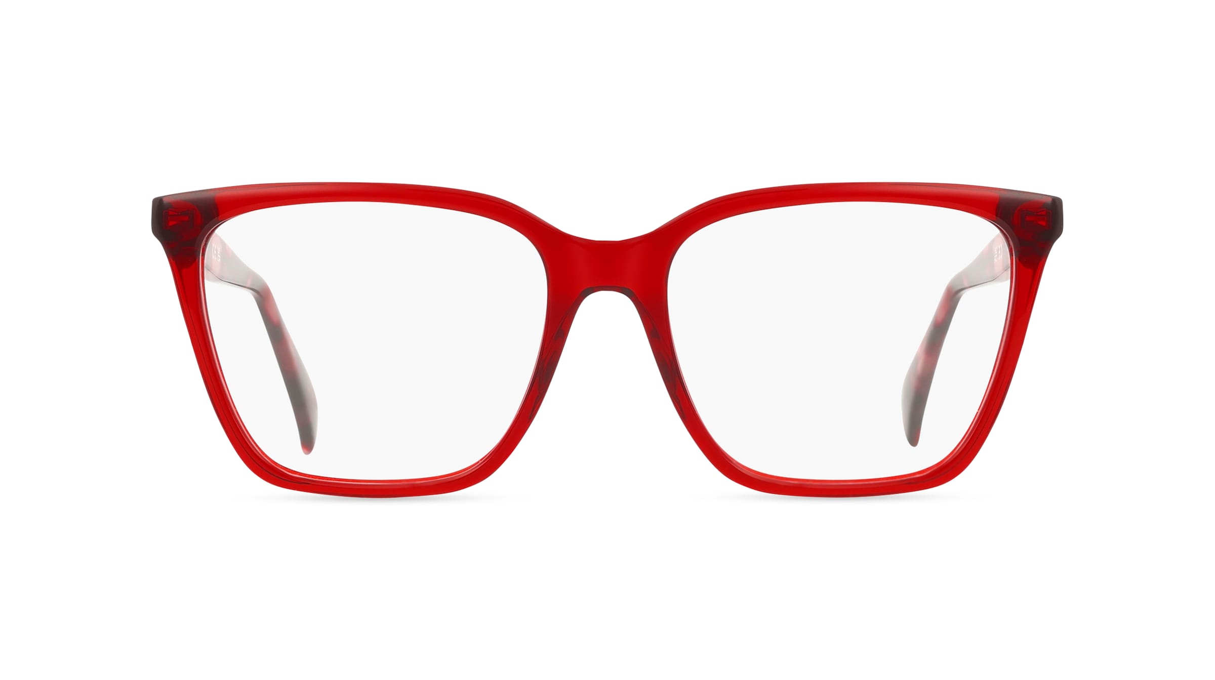 DKNY DK5096 Damen-Brille inkl. Gläser Vollrand Butterfly Acetat-Gestell 54/17/140, Rot