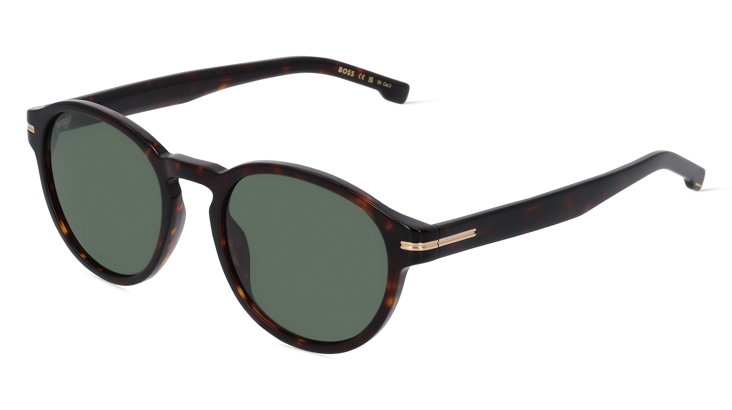 Boss 1506/S Herren-Sonnenbrille Vollrand Oval Acetat-Gestell, Havanna