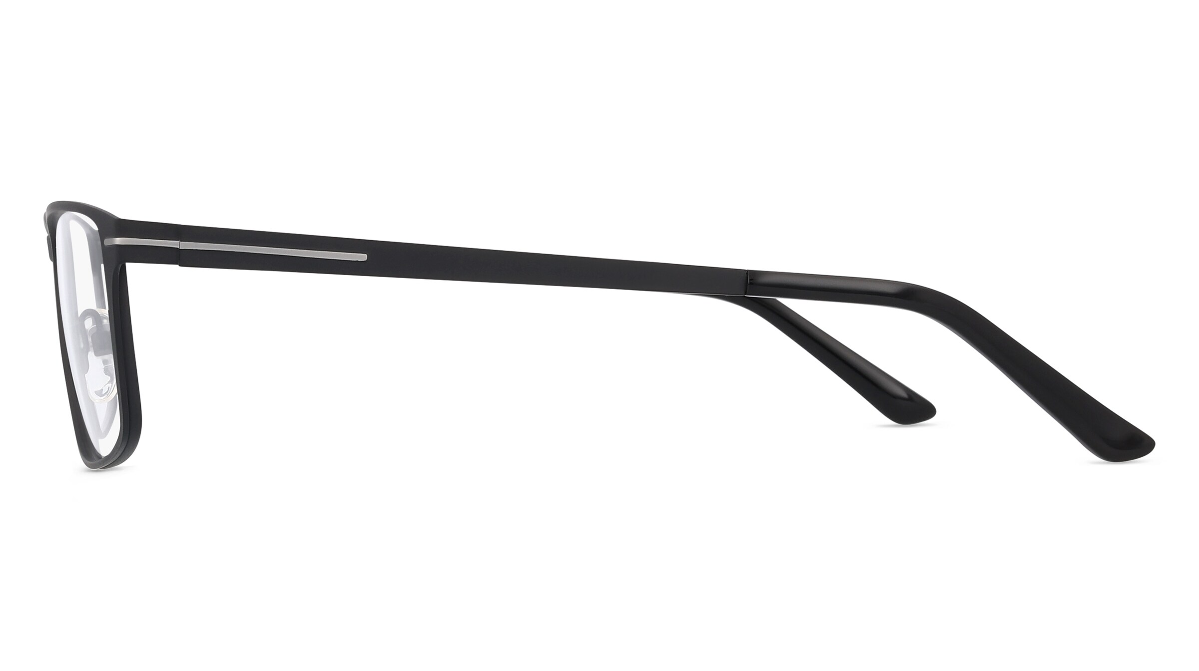 Thumbnail - Fielmann OPH 9951 FLEX CL Herren-Brille inkl. Gläser Vollrand Eckig Edelstahl-Gestell 55mm/16mm/140mm, schwarz