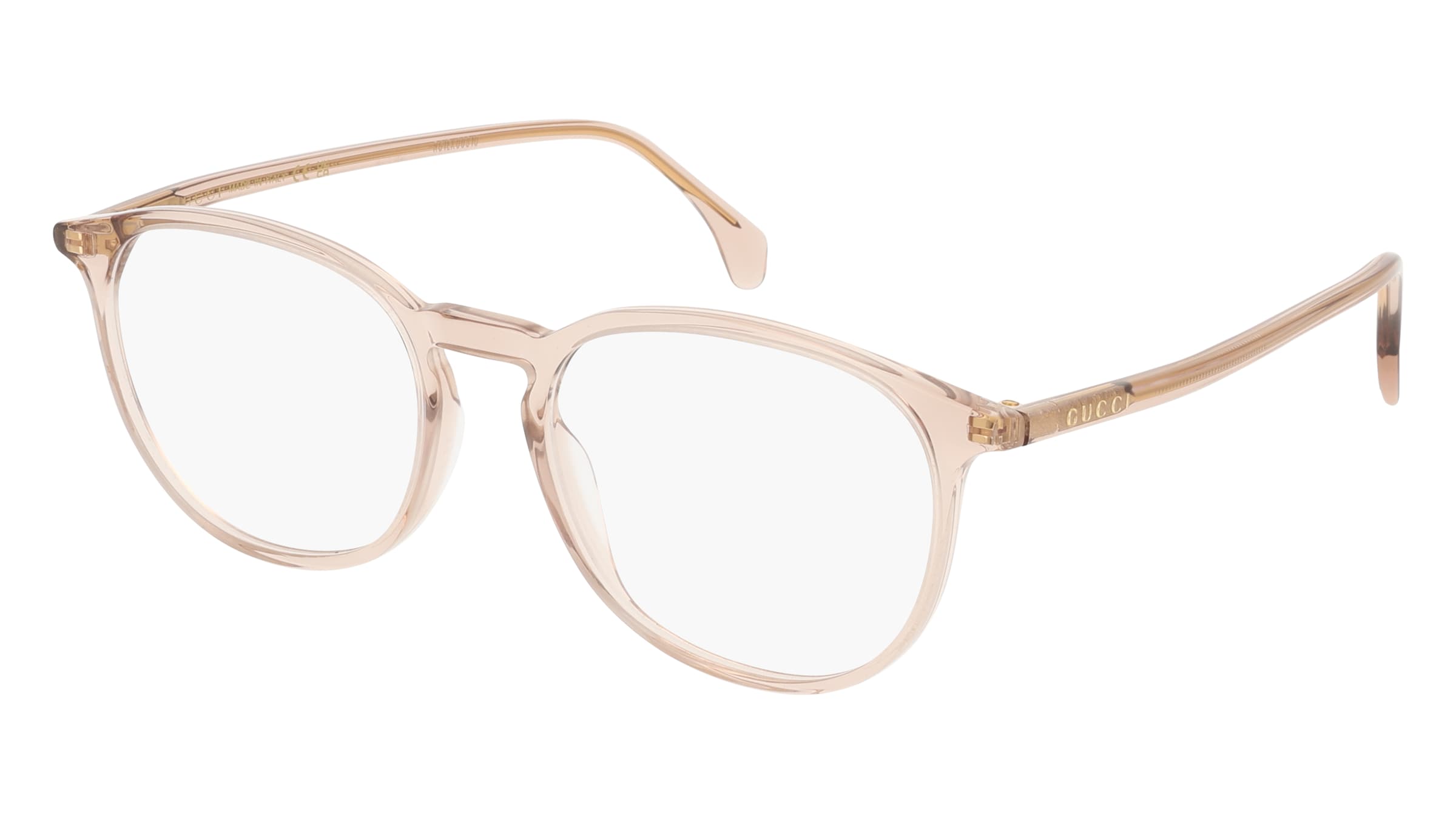 Gucci GG0551O ULTRALIGHT Unisex-Brille inkl. Gläser Vollrand Panto Acetat-Gestell 55/19/150, Braun