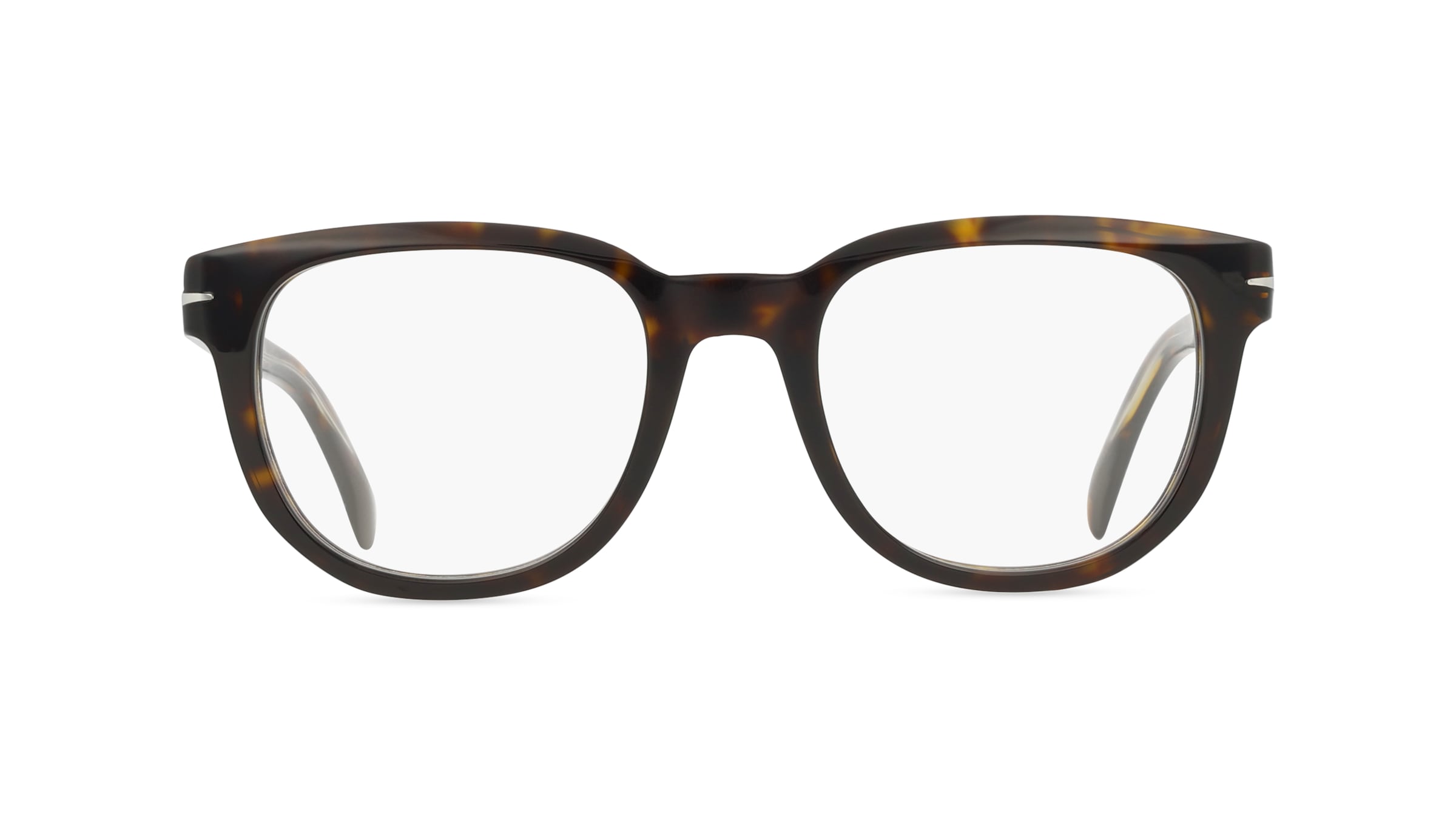 David Beckham DB 7097 Herren-Brille inkl. Gläser Vollrand Eckig Acetat-Gestell 50mm/20mm/145mm, braun