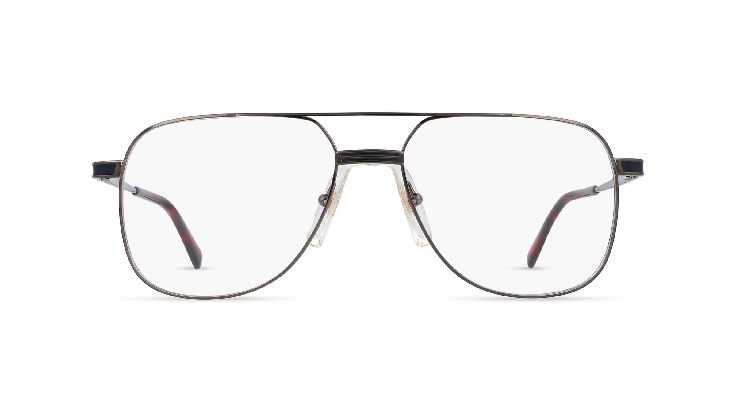 Fielmann OPH 9970 FLEX CL Herren-Brille inkl. Gläser Vollrand Pilot Metall-Gestell 58mm/17mm/145mm, grau