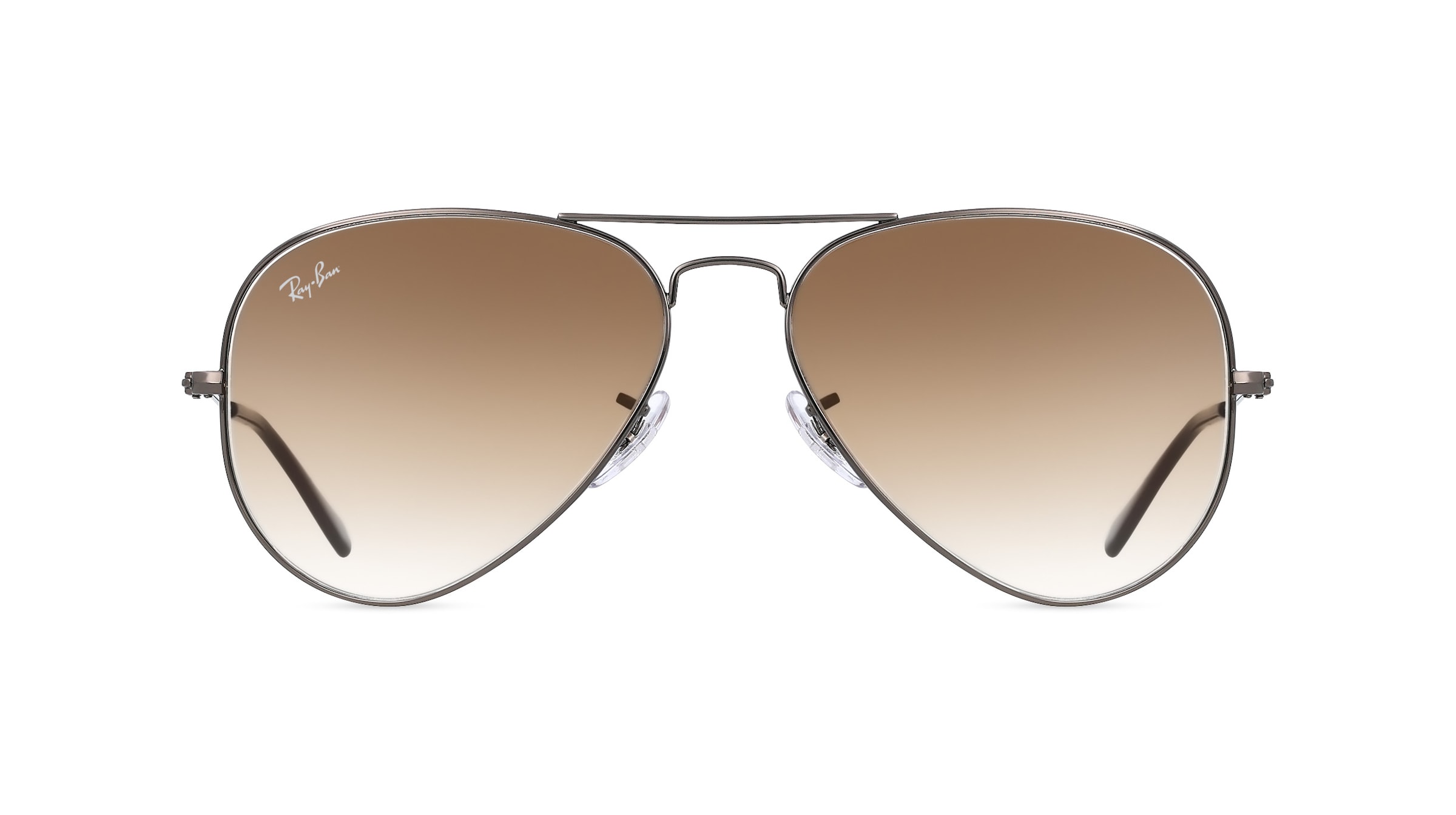 Ray-Ban RB 3025 AVIATOR Unisex-Sonnenbrille Vollrand Pilot Metall-Gestell, grau