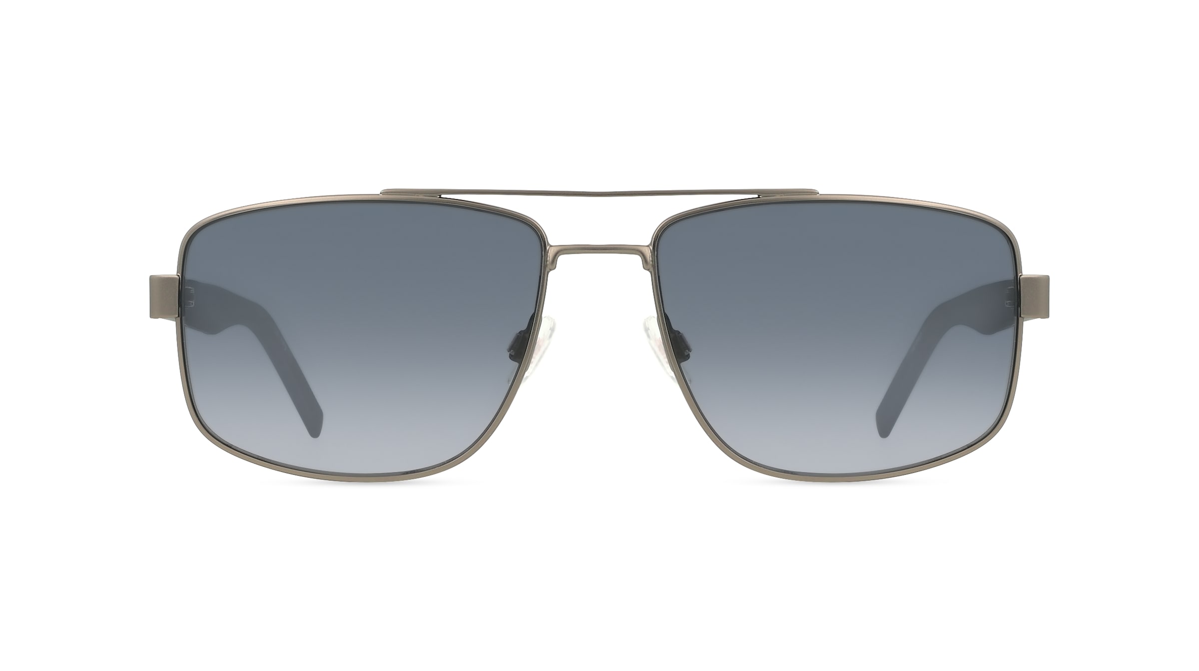 Hugo HG 1338/S Herren-Sonnenbrille Vollrand Eckig Metall-Gestell, Silber