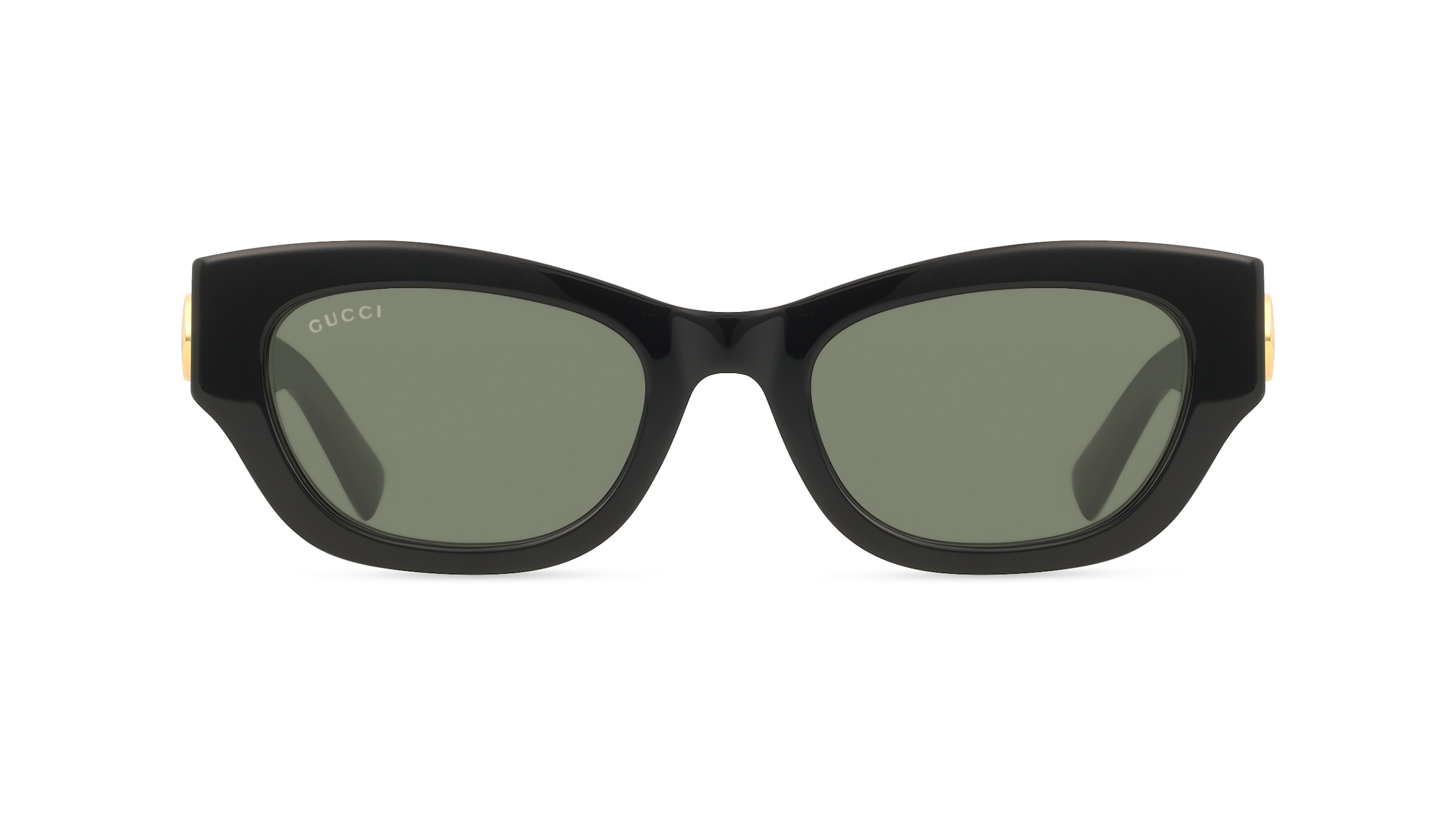 Gucci GG1954SA Damen-Sonnenbrille Vollrand Cat Eye Acetat-Gestell, schwarz