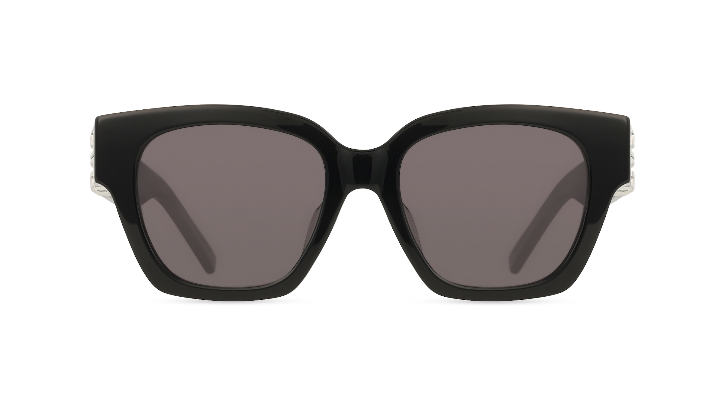 Givenchy GV40083F Damen-Sonnenbrille Vollrand Quadratisch Acetat-Gestell, schwarz