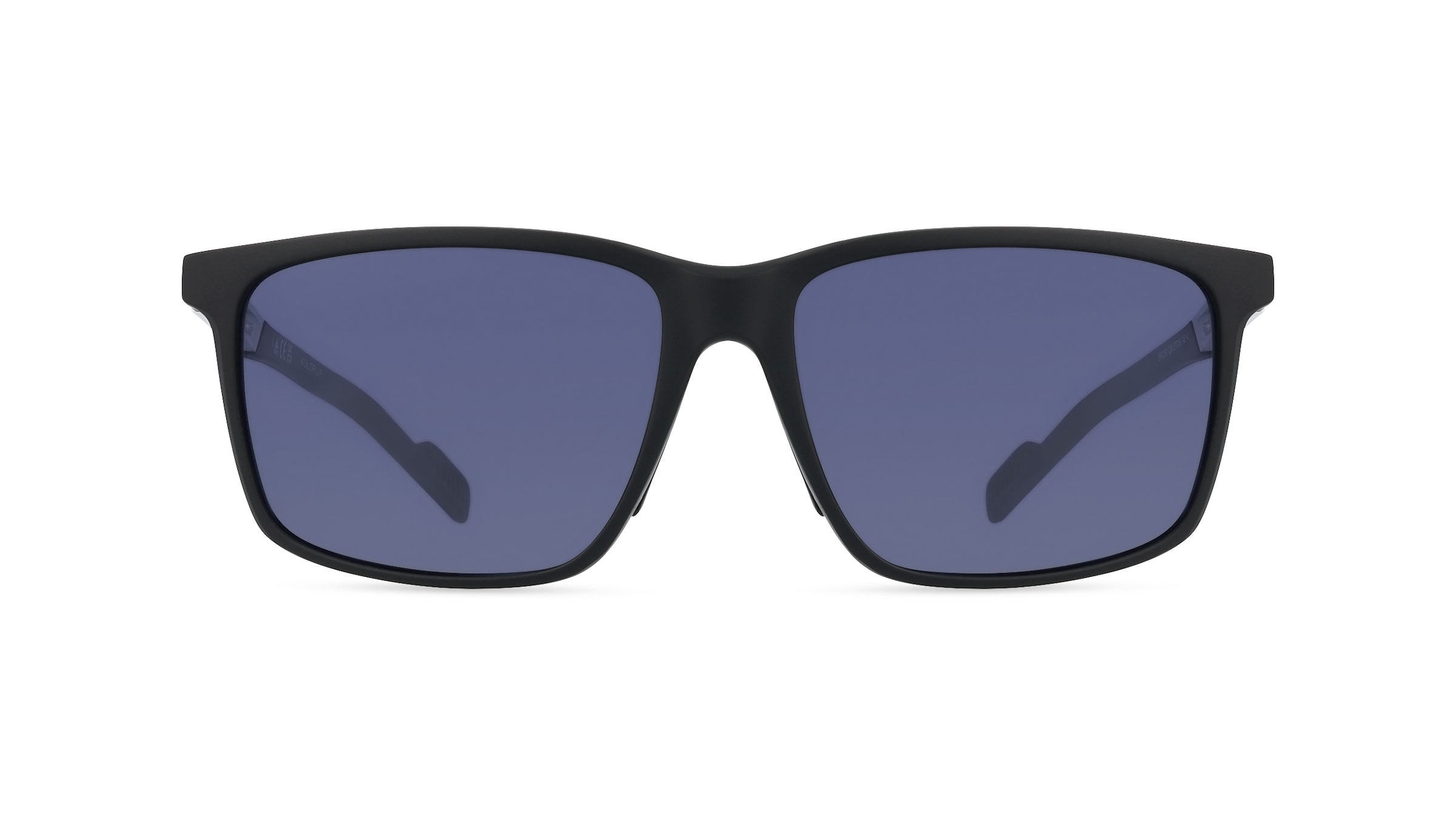 Adidas SP0050 Herren-Sonnenbrille Vollrand Eckig Kunststoff-Gestell, schwarz