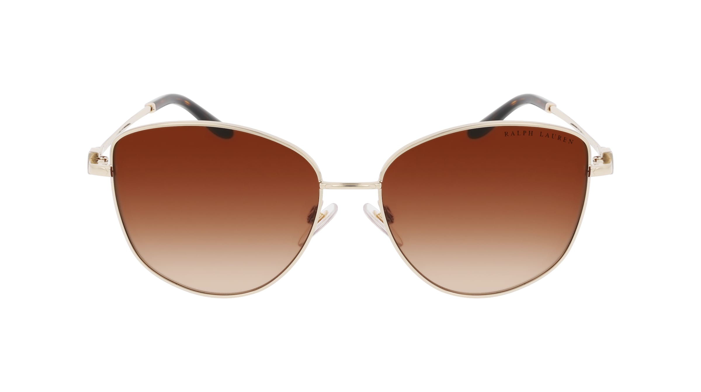 Polo Ralph Lauren RL7079 THE VIVIENNE Damen-Sonnenbrille Vollrand Rund Metall-Gestell, Gold
