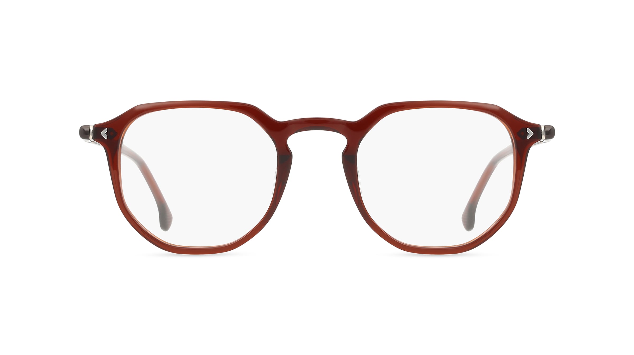 Lozza VL4350 Herren-Brille inkl. Gläser Vollrand Eckig Acetat-Gestell 49mm/22mm/145mm, braun