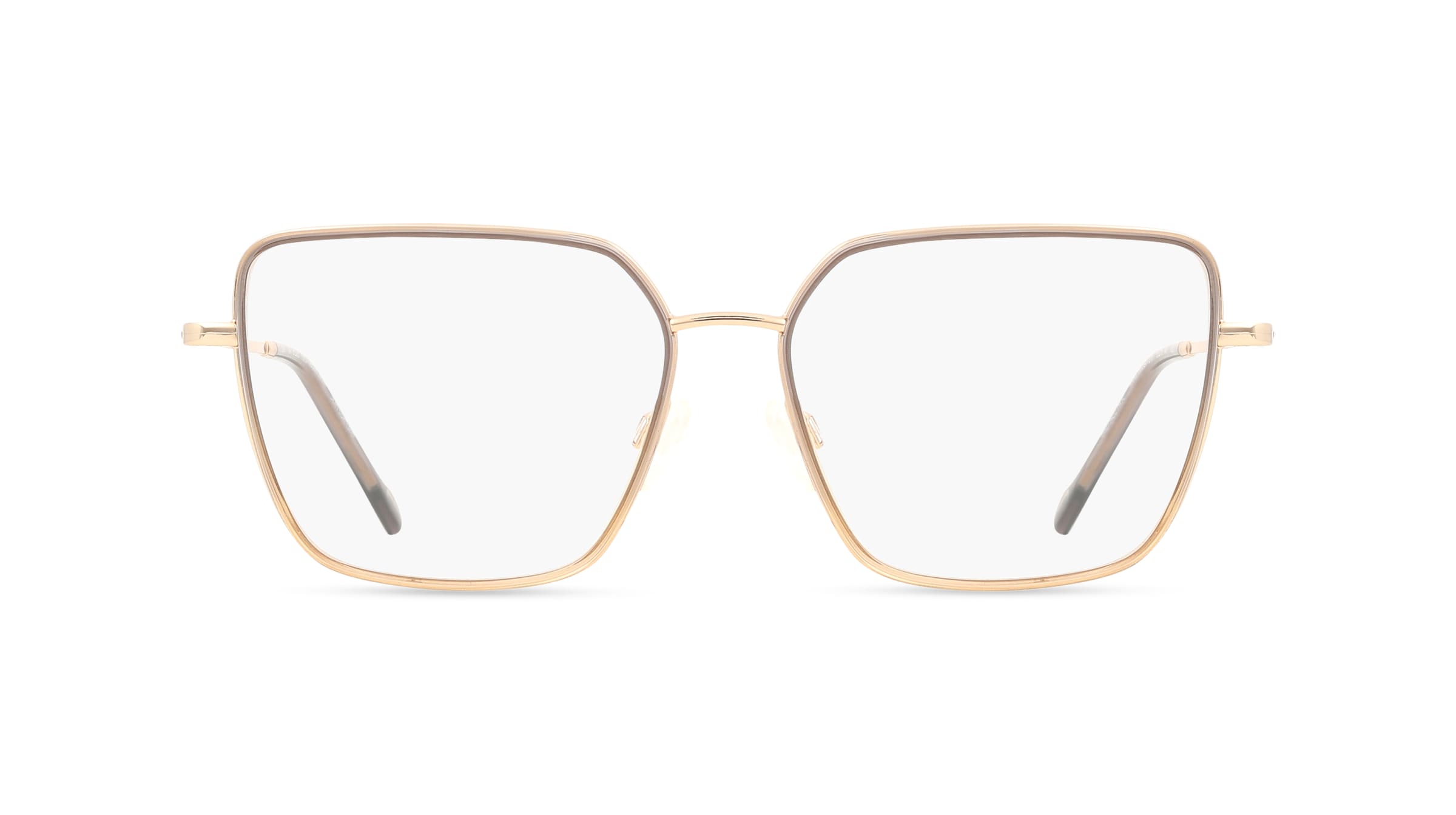 joop JP3344 Damen-Brille inkl. Gläser Vollrand Butterfly Edelstahl-Gestell 55/16/140, grau