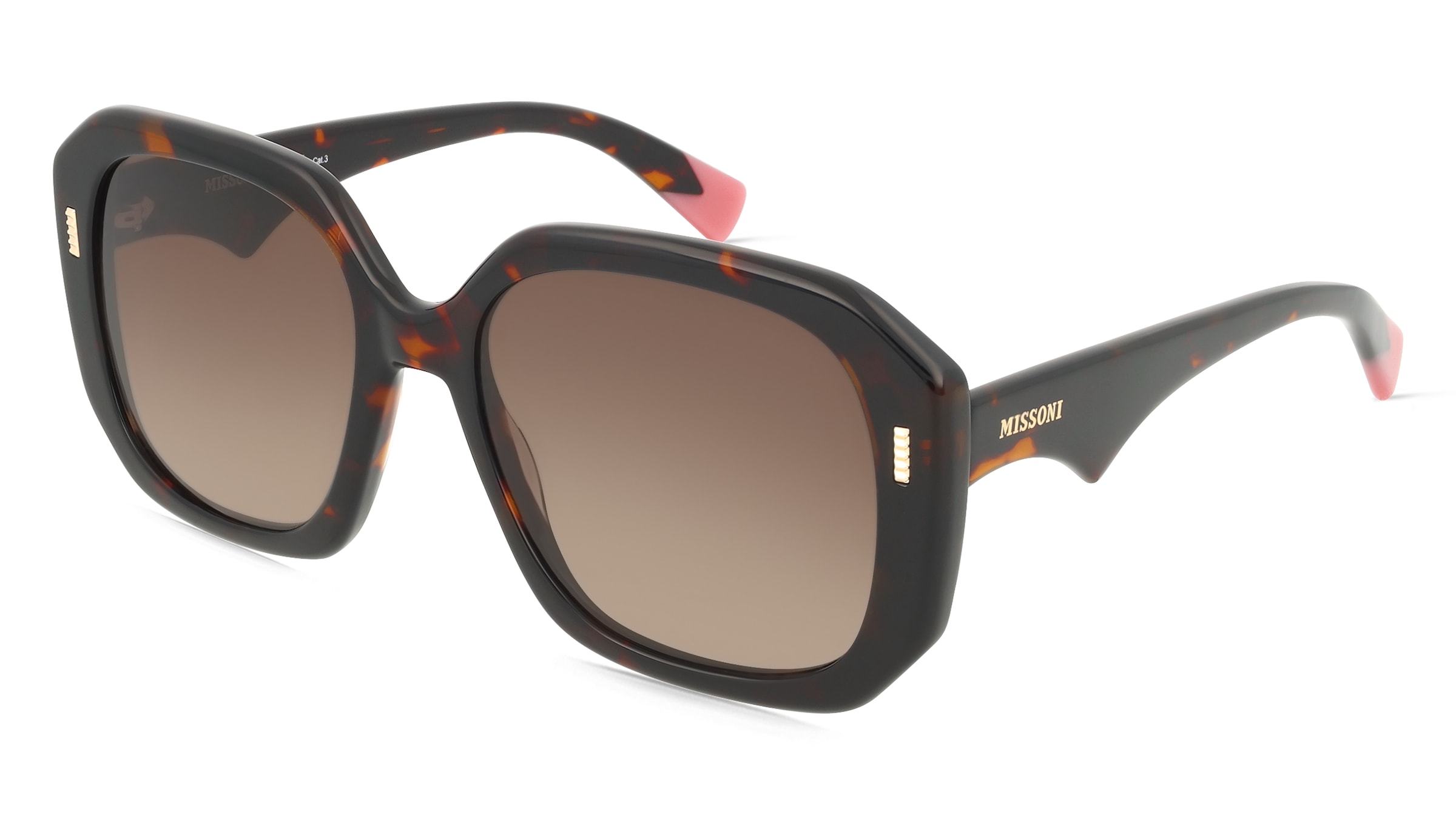 Missoni MIS 0232/S Damen-Sonnenbrille Vollrand Quadratisch Acetat-Gestell, Havanna